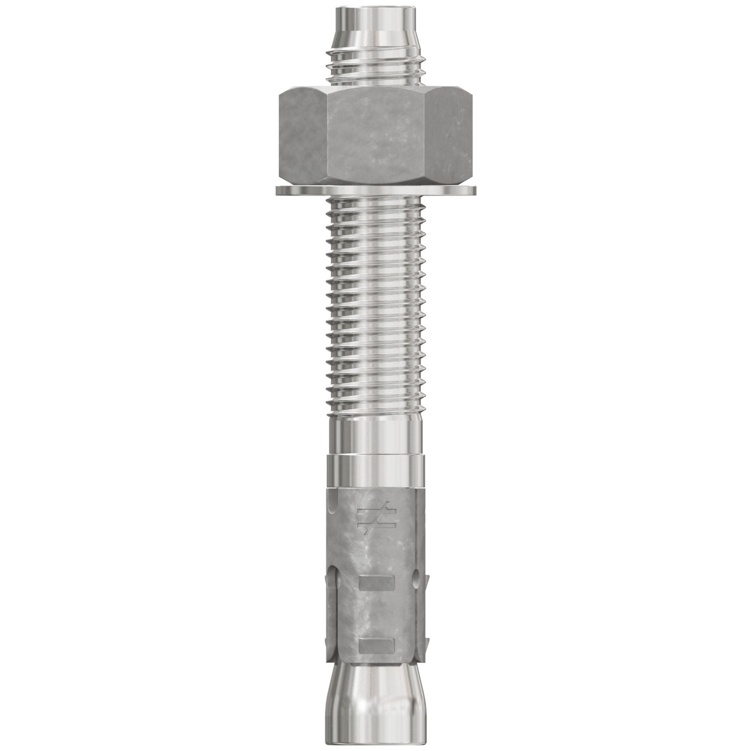 Simpson Strong-Tie STB2-75512S4F10 Strong-Bolt 2,  3/4-in. x 5-1/2-in. Type 304 Stainless-Steel Wedge Anchor, Fully Assembled, 10-Pack
