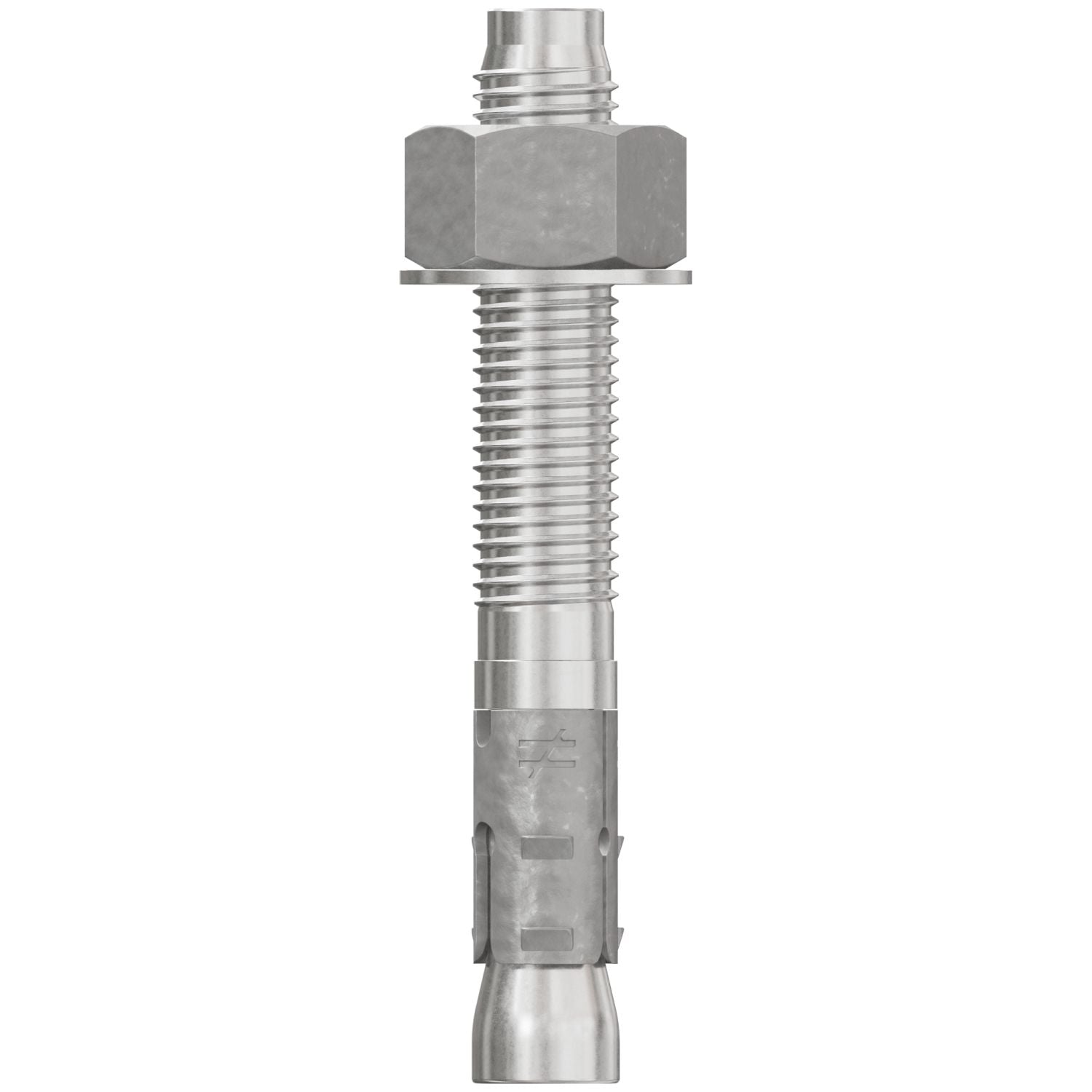 Simpson Strong-Tie STB2-75512S6F10 Strong-Bolt 2,  3/4-in. x 5-1/2-in. Type 316 Stainless-Steel Wedge Anchor, Fully Assembled, 10-Pack