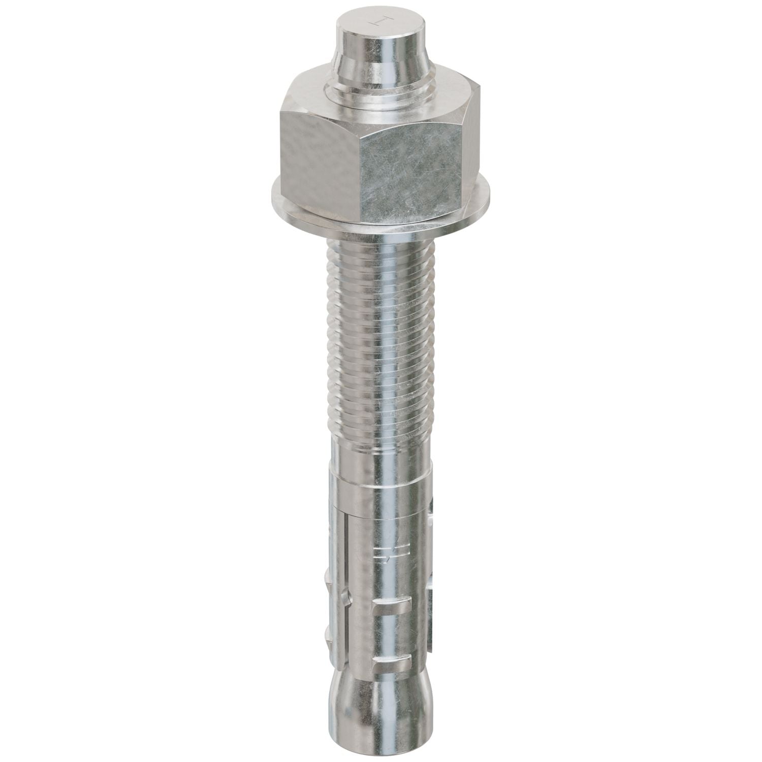 Simpson Strong-Tie STB2-75512S6F10 Strong-Bolt 2,  3/4-in. x 5-1/2-in. Type 316 Stainless-Steel Wedge Anchor, Fully Assembled, 10-Pack