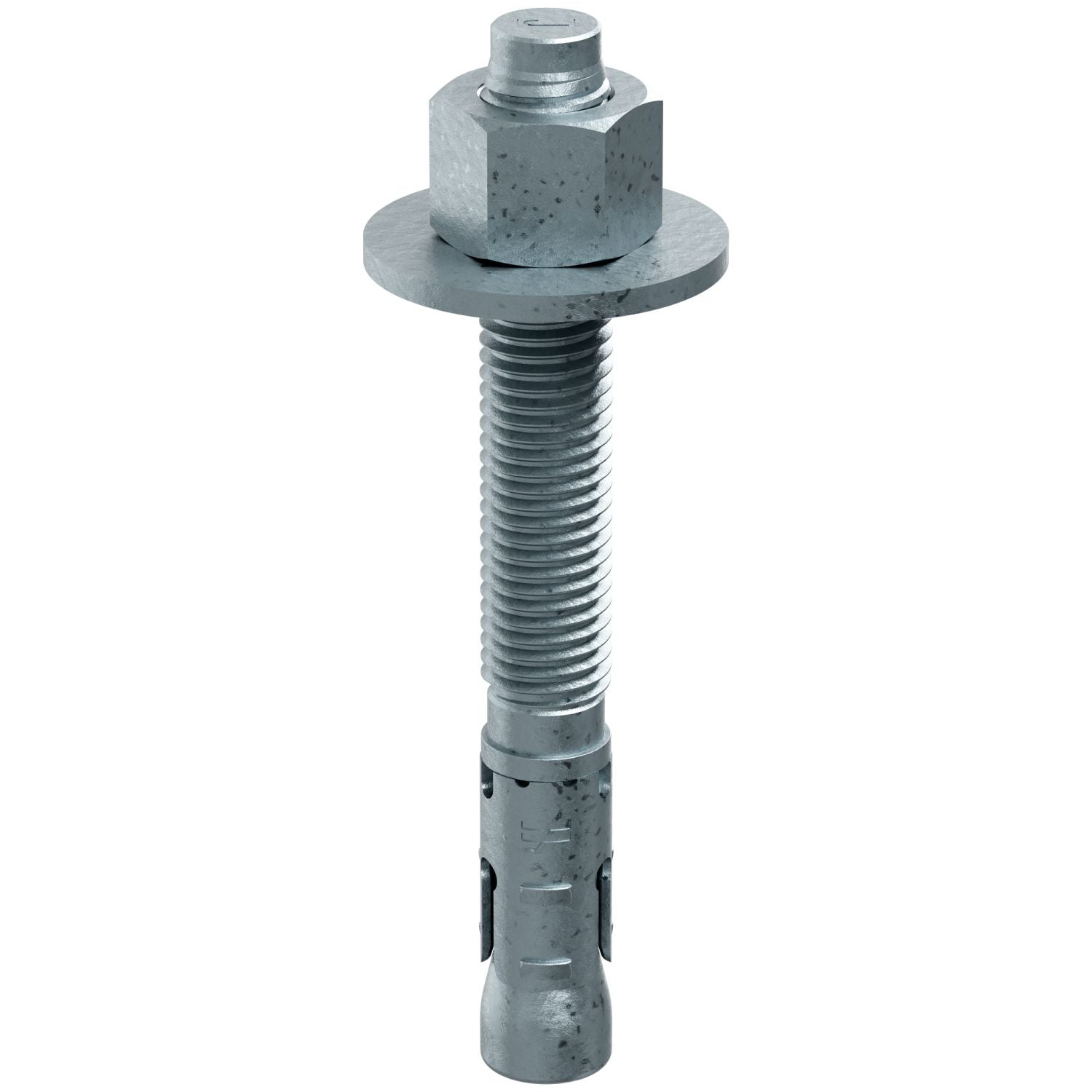 Simpson Strong-Tie STB2-75614MGF10 Strong-Bolt 2,  3/4-in. x 6-1/4-in. Mechanically Galvanized Wedge Anchor, Fully Assembled, 10-Pack