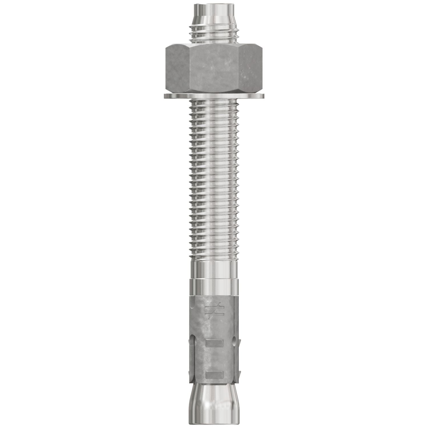 Simpson Strong-Tie STB2-75614S4F10 Strong-Bolt 2,  3/4-in. x 6-1/4-in. Type 304 Stainless-Steel Wedge Anchor, Fully Assembled, 10-Pack