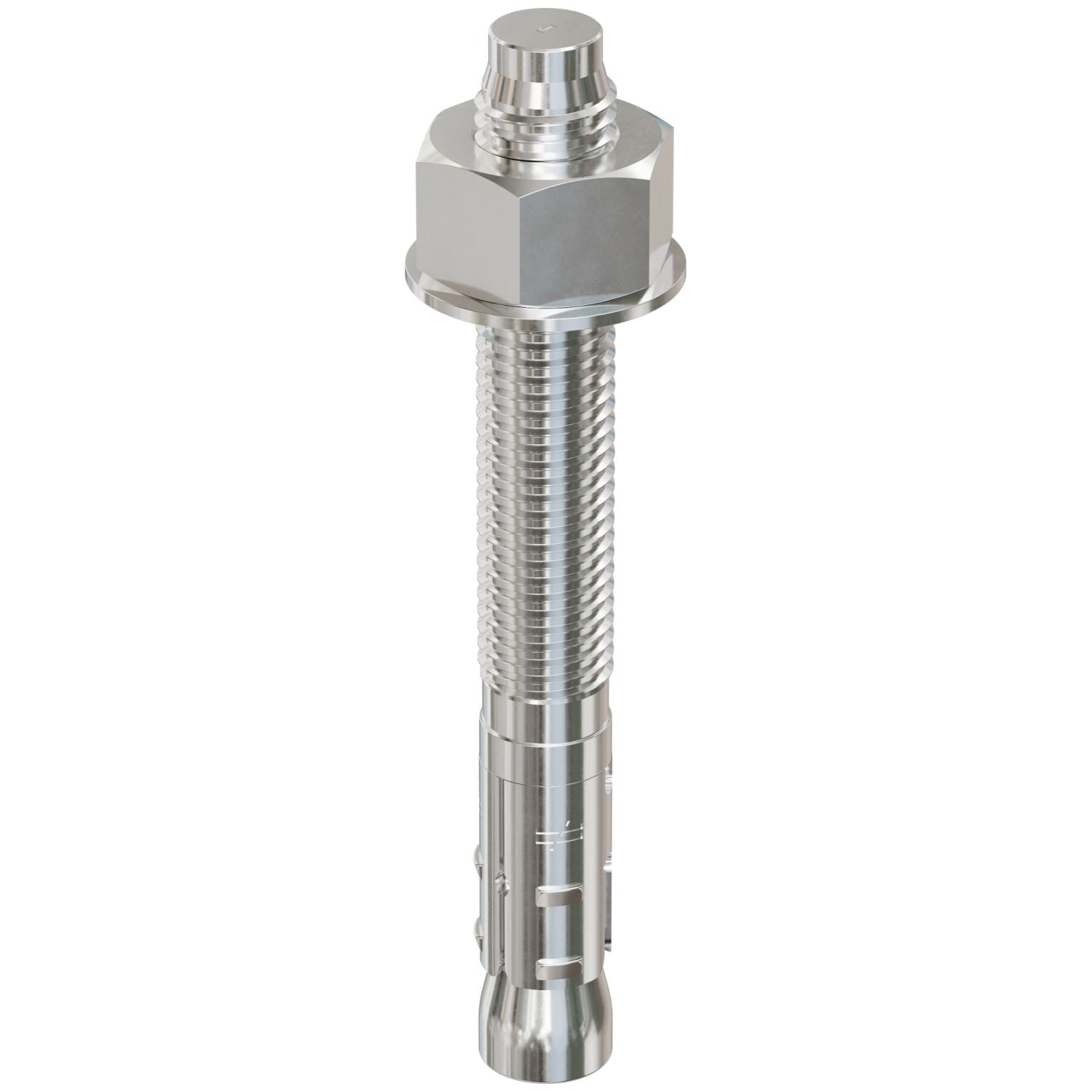 Simpson Strong-Tie STB2-75614S4F10 Strong-Bolt 2,  3/4-in. x 6-1/4-in. Type 304 Stainless-Steel Wedge Anchor, Fully Assembled, 10-Pack