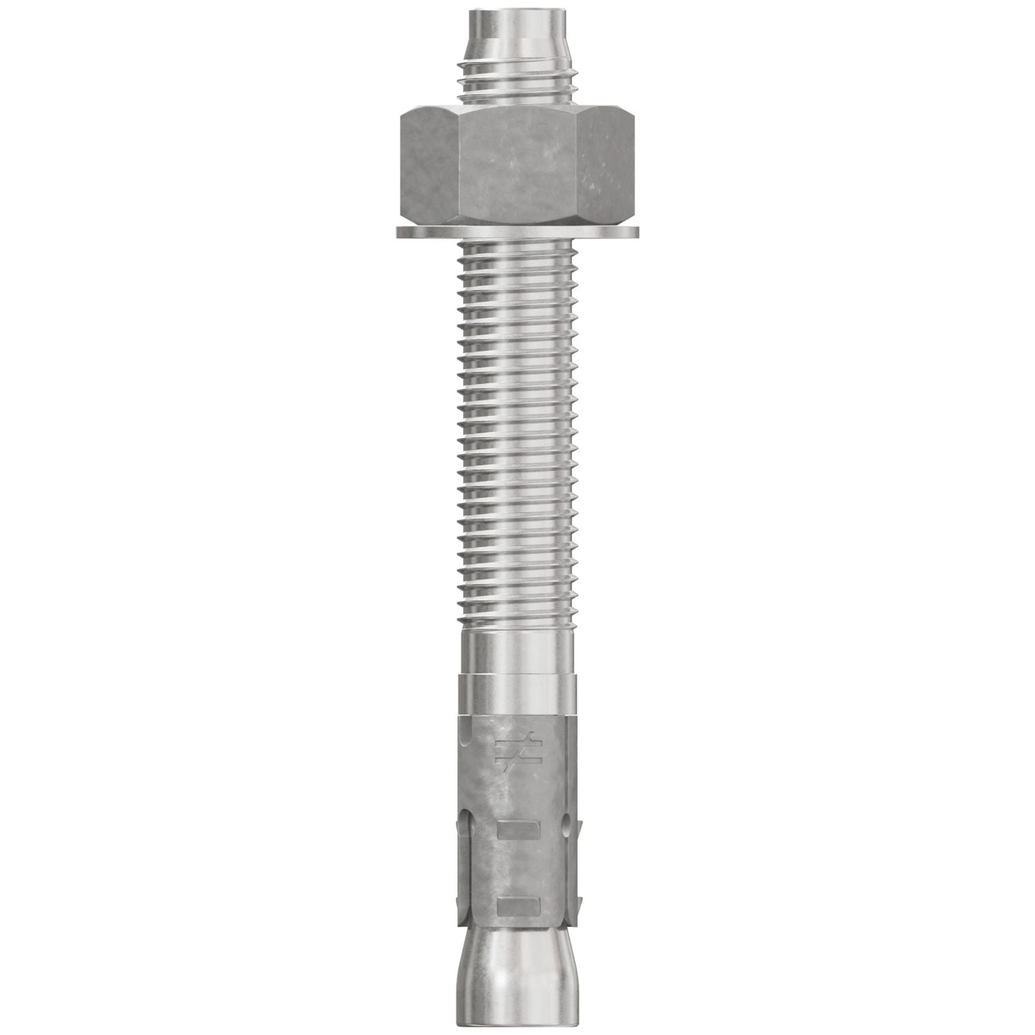 Simpson Strong-Tie STB2-75614S6F10 Strong-Bolt 2,  3/4-in. x 6-1/4-in. Type 316 Stainless-Steel Wedge Anchor, Fully Assembled, 10-Pack