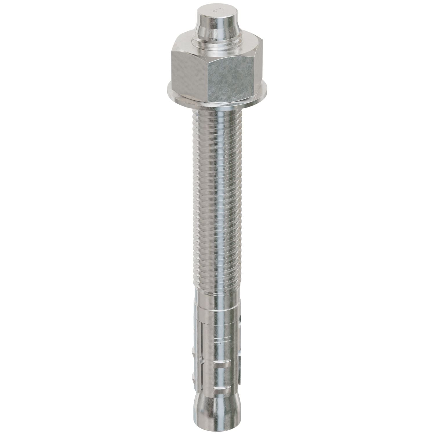 Simpson Strong-Tie STB2-75700S6F10 Strong-Bolt 2,  3/4-in. x 7-in. Type 316 Stainless-Steel Wedge Anchor, Fully Assembled, 10-Pack