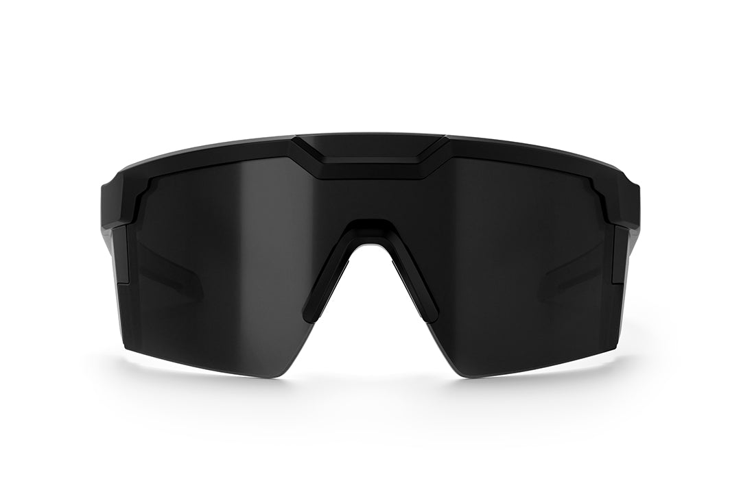 Heat Wave Future Tech SOCOM Customs Z87+ sunglasses, front view with black polarized lens