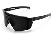 Heat Wave Future Tech SOCOM Customs Z87+ polarized safety sunglasses, side view showing SOCOM print arm