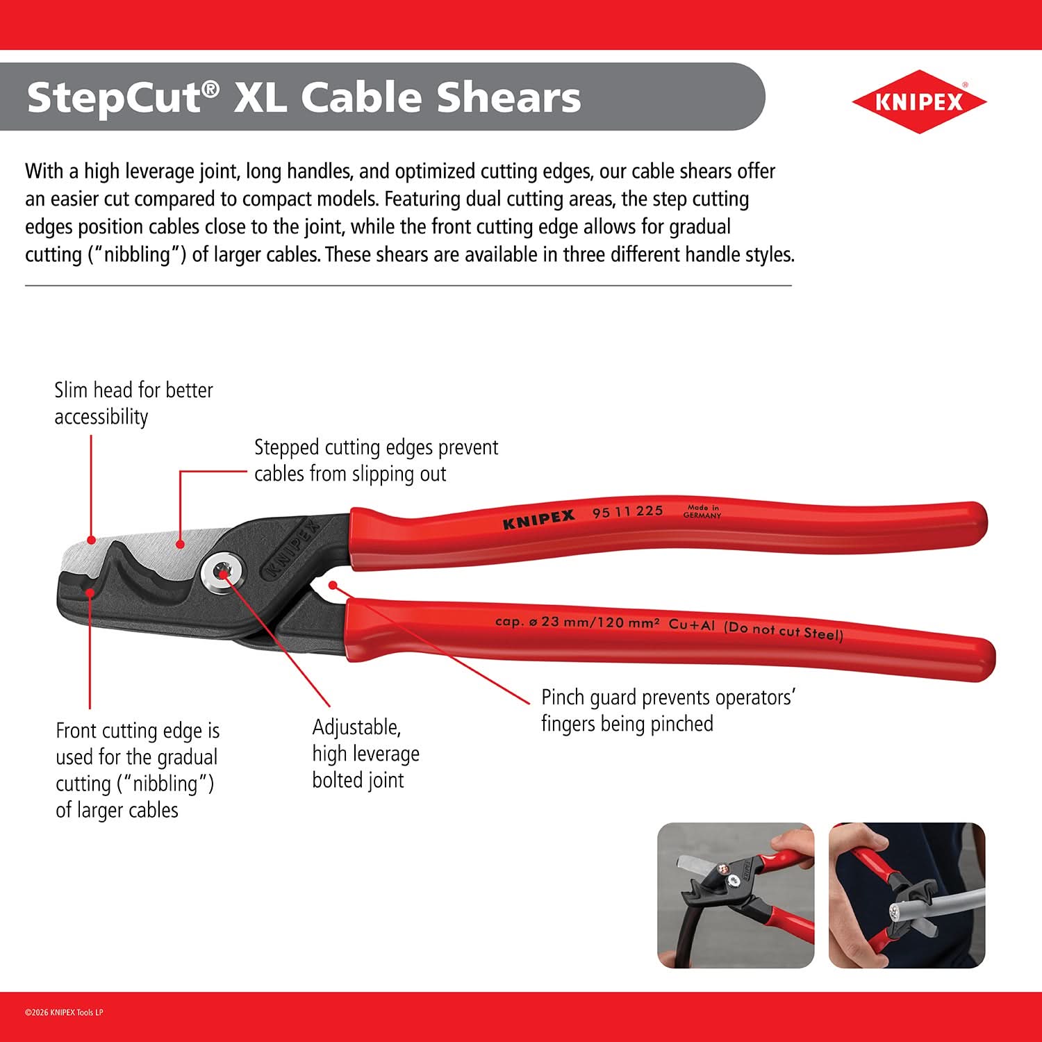 StepCut® XL Cable Shears