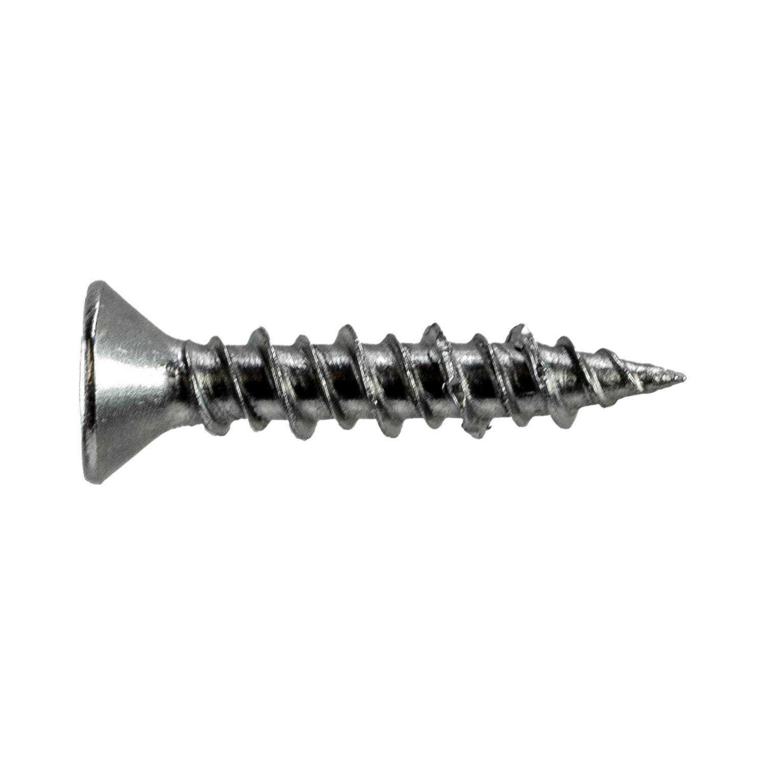 Simpson Strong-Tie T06J075FX-RP25 Marine Screw, Flat Head,  #6 x 3/4-in. #2 Phillips Drive, Type 316, 25-Pack