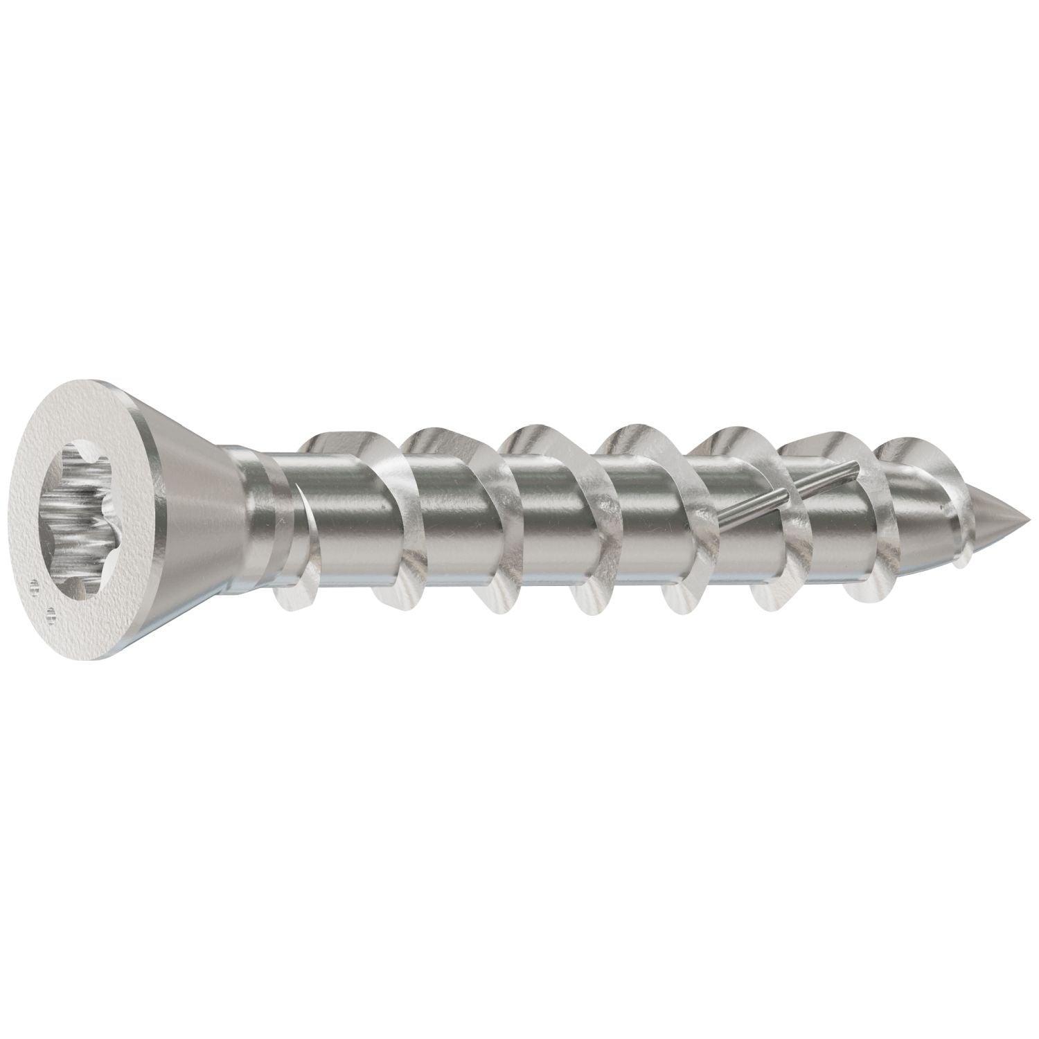 Simpson Strong-Tie T07100WP1 Deck-Drive DWP WOOD SS Screw,  #7 x 1-in. T15, Trim Head, Type 316, 1-lb.