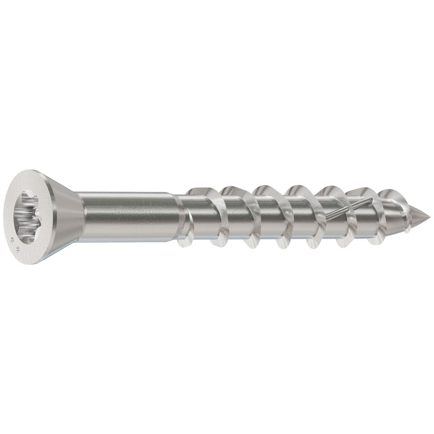 Simpson Strong-Tie T07125WP1 Deck-Drive DWP WOOD SS Screw,  #7 x 1-1/4-in. T15, Trim Head, Type 316, 1-lb.