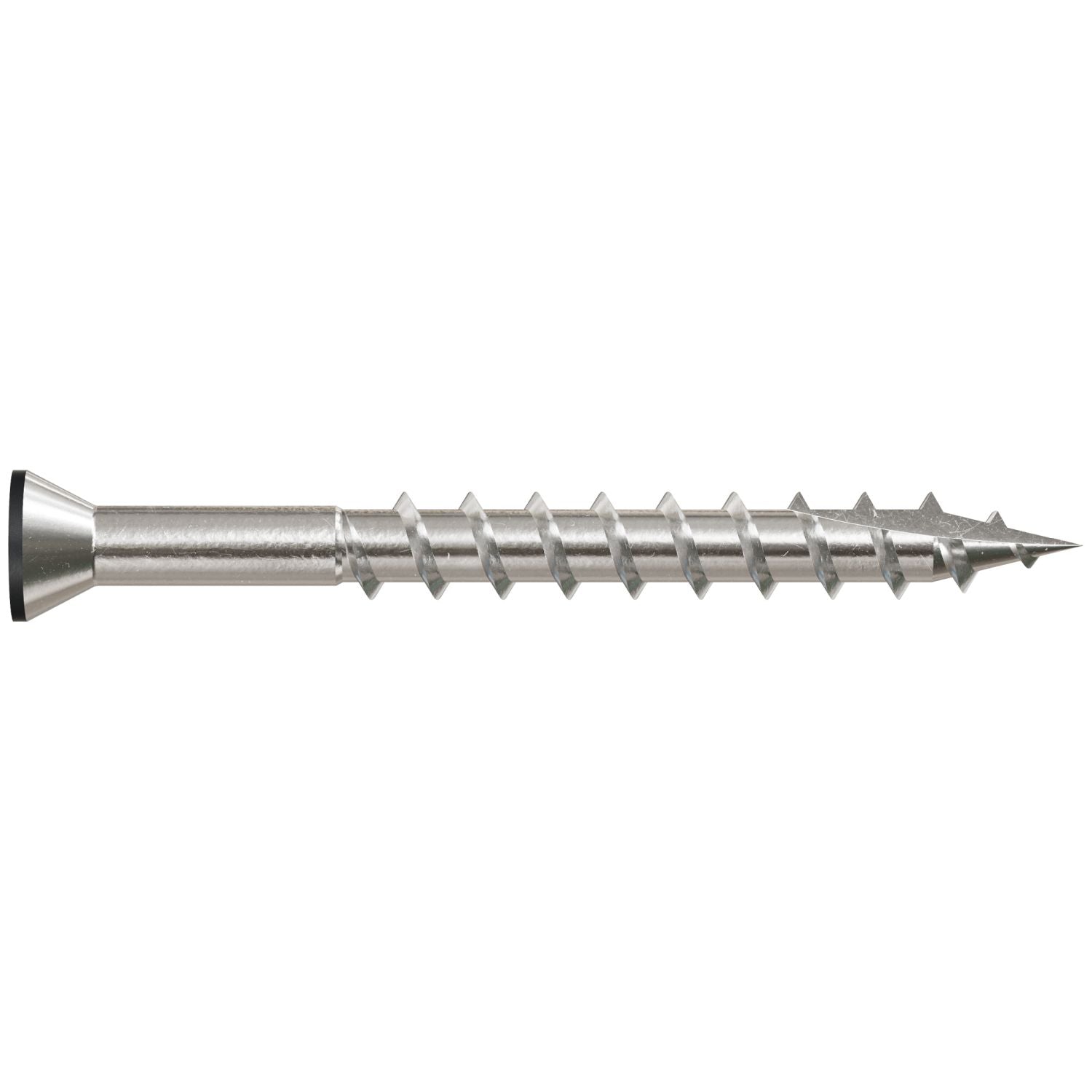 Simpson Strong-Tie T07162FT20BK Trim-Head Screw, 6-Lobe Drive,  #7 x 1-5/8-in. T-15 Type 316, Black, 20-Pack