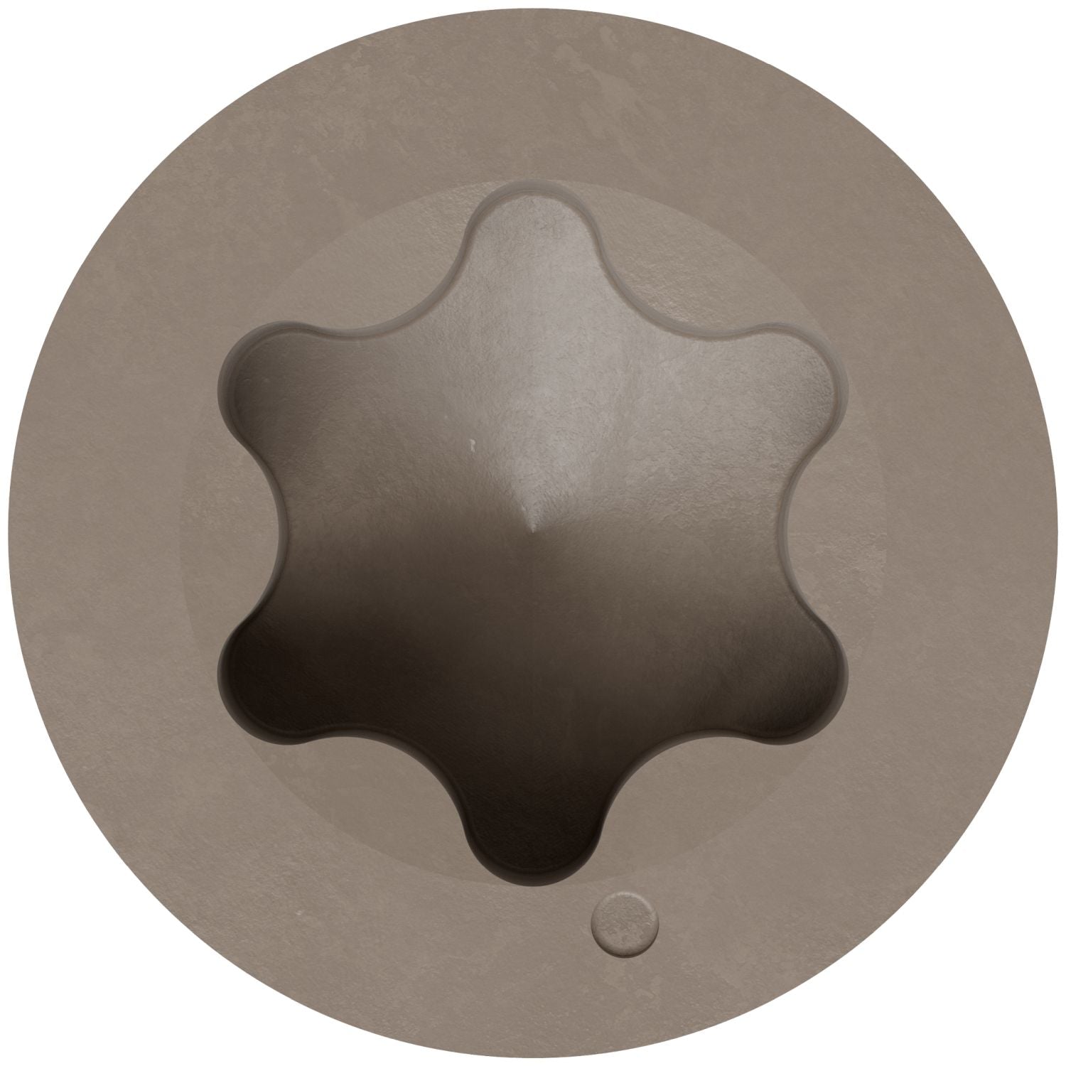 Simpson Strong-Tie T07162FT70GR01 Trim-Head Screw, 6-Lobe Drive,  #7 x 1-5/8-in. T-15 Type 316, Gray 01, 70-Pack