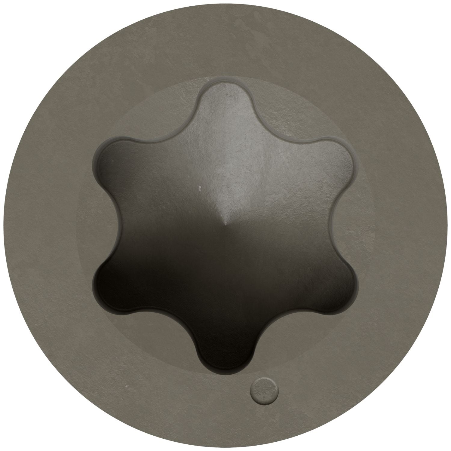 Simpson Strong-Tie T07162FT70GR Trim-Head Screw, 6-Lobe Drive,  #7 x 1-5/8-in. T-15 Type 316, Gray, 70-Pack