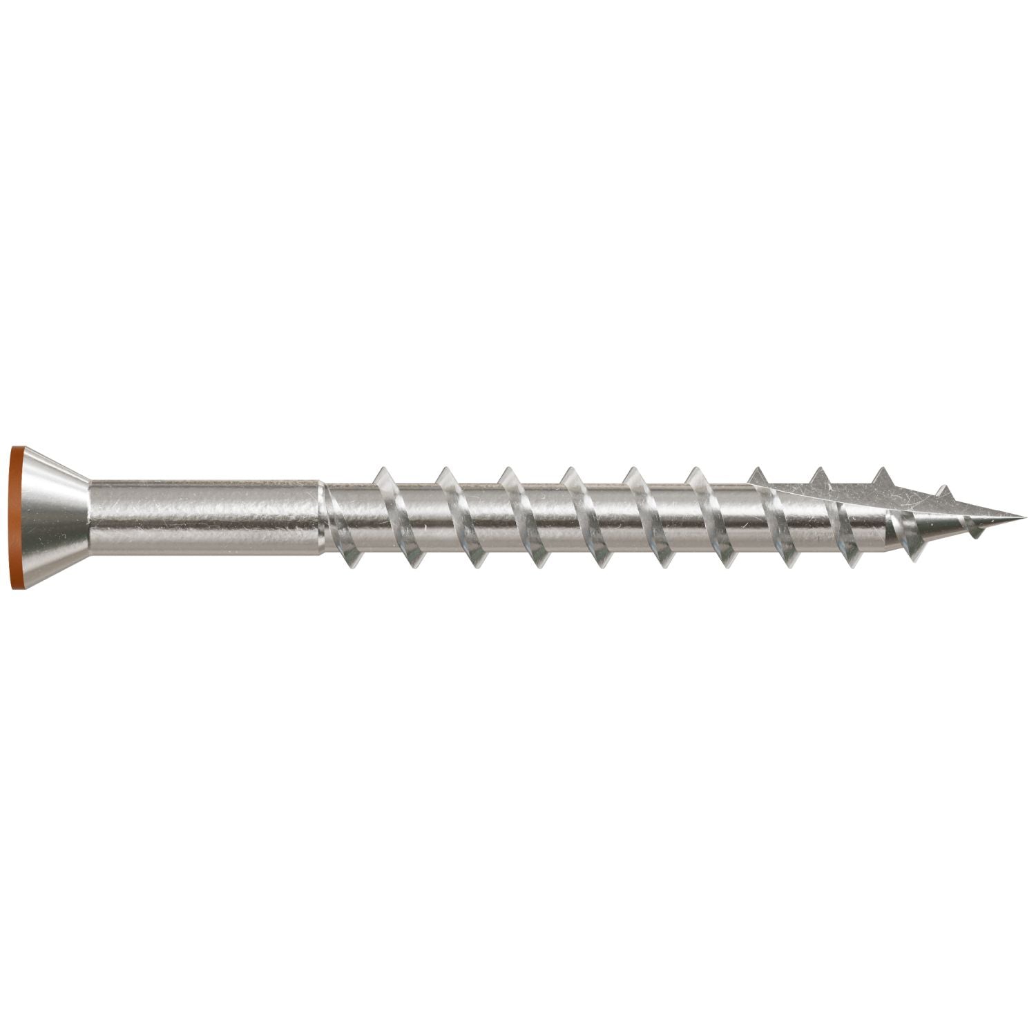 Simpson Strong-Tie T07162FT70TN01 Trim-Head Screw, 6-Lobe Drive,  #7 x 1-5/8-in. T-15 Type 316, Tan 01, 70-Pack