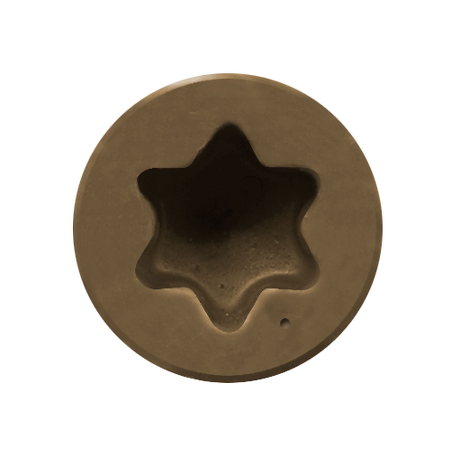 Simpson Strong-Tie T07162FTPBR01 Trim-Head Screw, 6-Lobe Drive,  #7 x 1-5/8-in. T-15 Type 316, Brown 01, 350-Pack