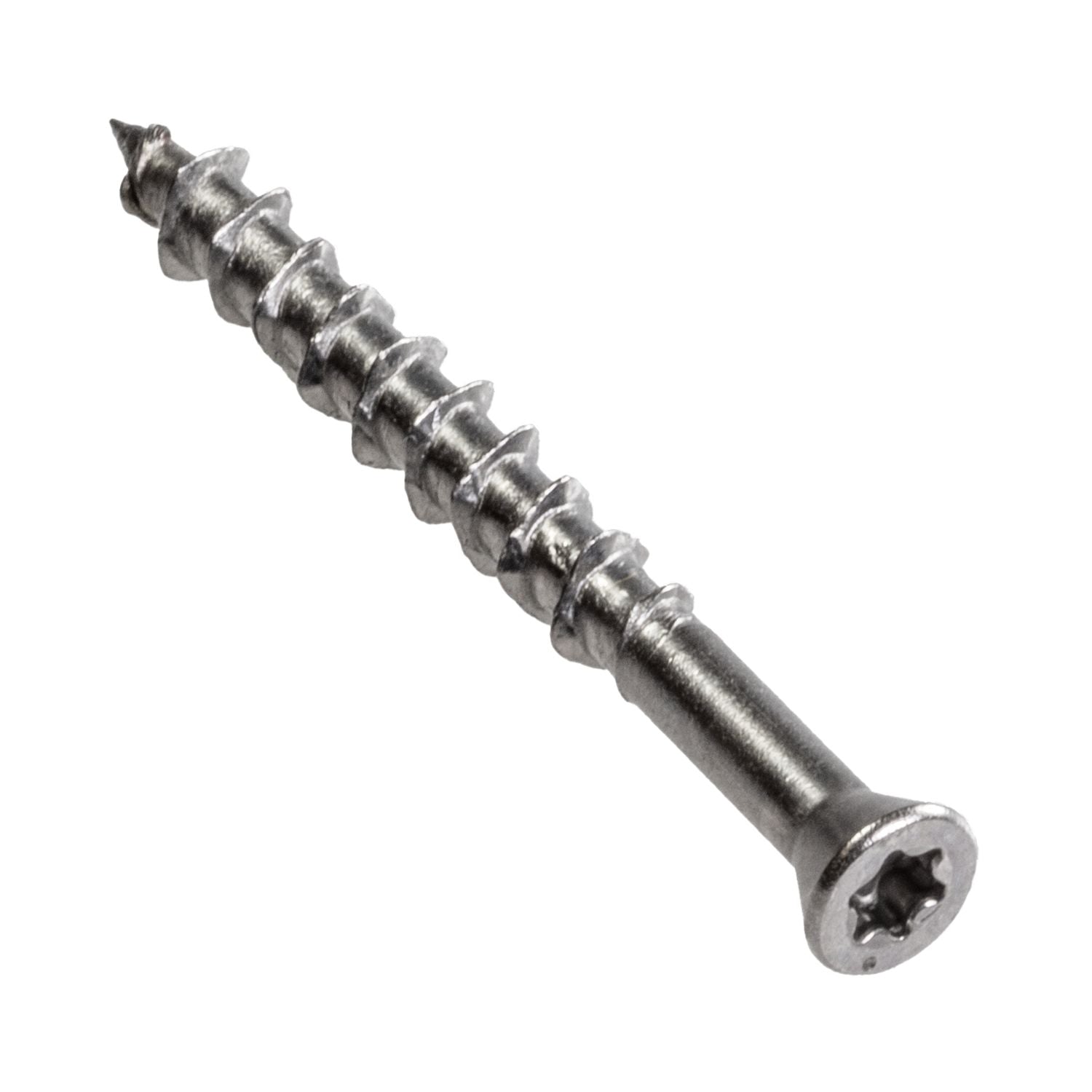 Simpson Strong-Tie T07162WP-RP400 Deck-Drive DWP WOOD SS Screw,  #7 x 1-5/8-in. T-15, Trim Head, Type 316, 400-Pack