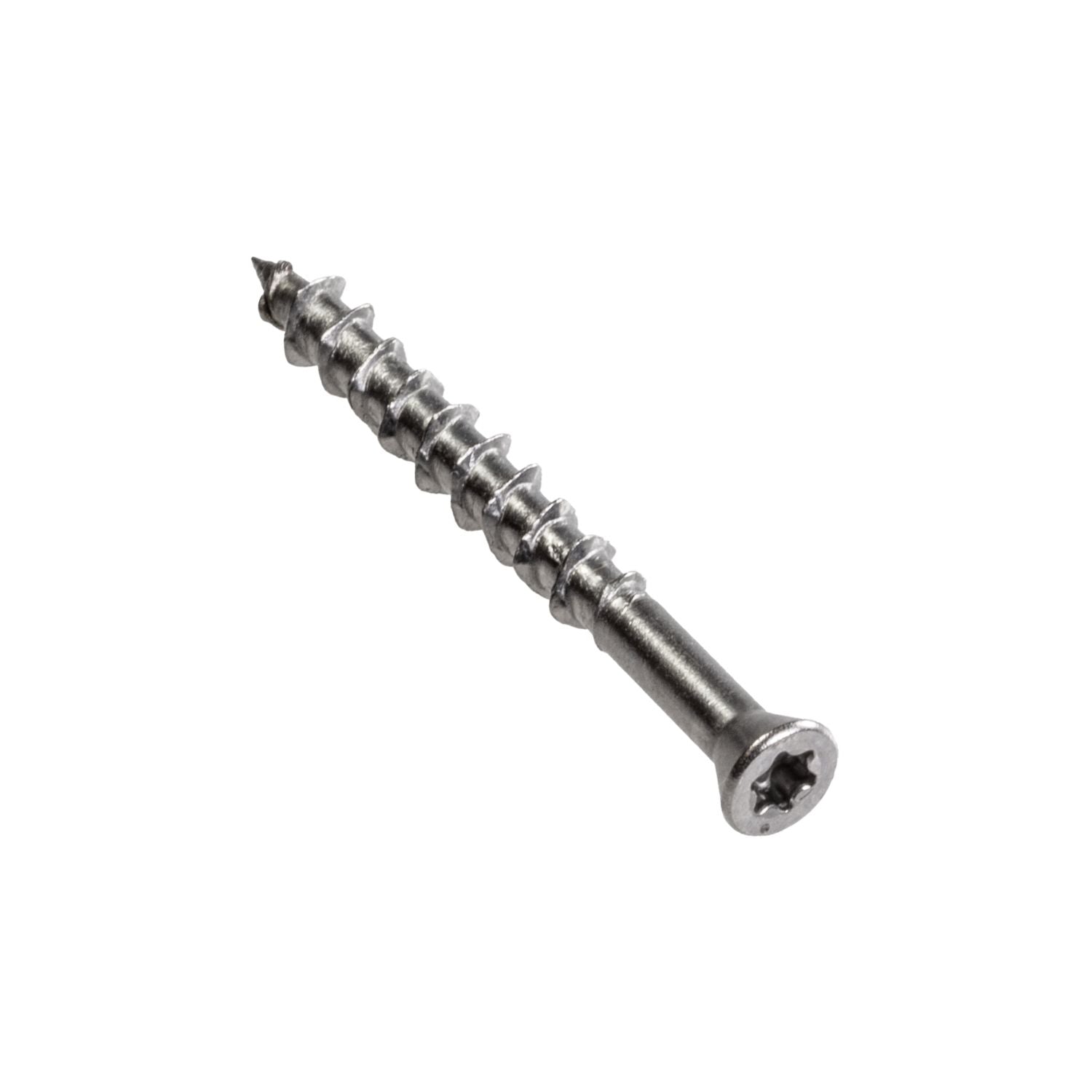 Simpson Strong-Tie T07162WP1 Deck-Drive DWP WOOD SS Screw,  #7 x 1-5/8-in. T-15, Trim Head, Type 316, 1-lb.