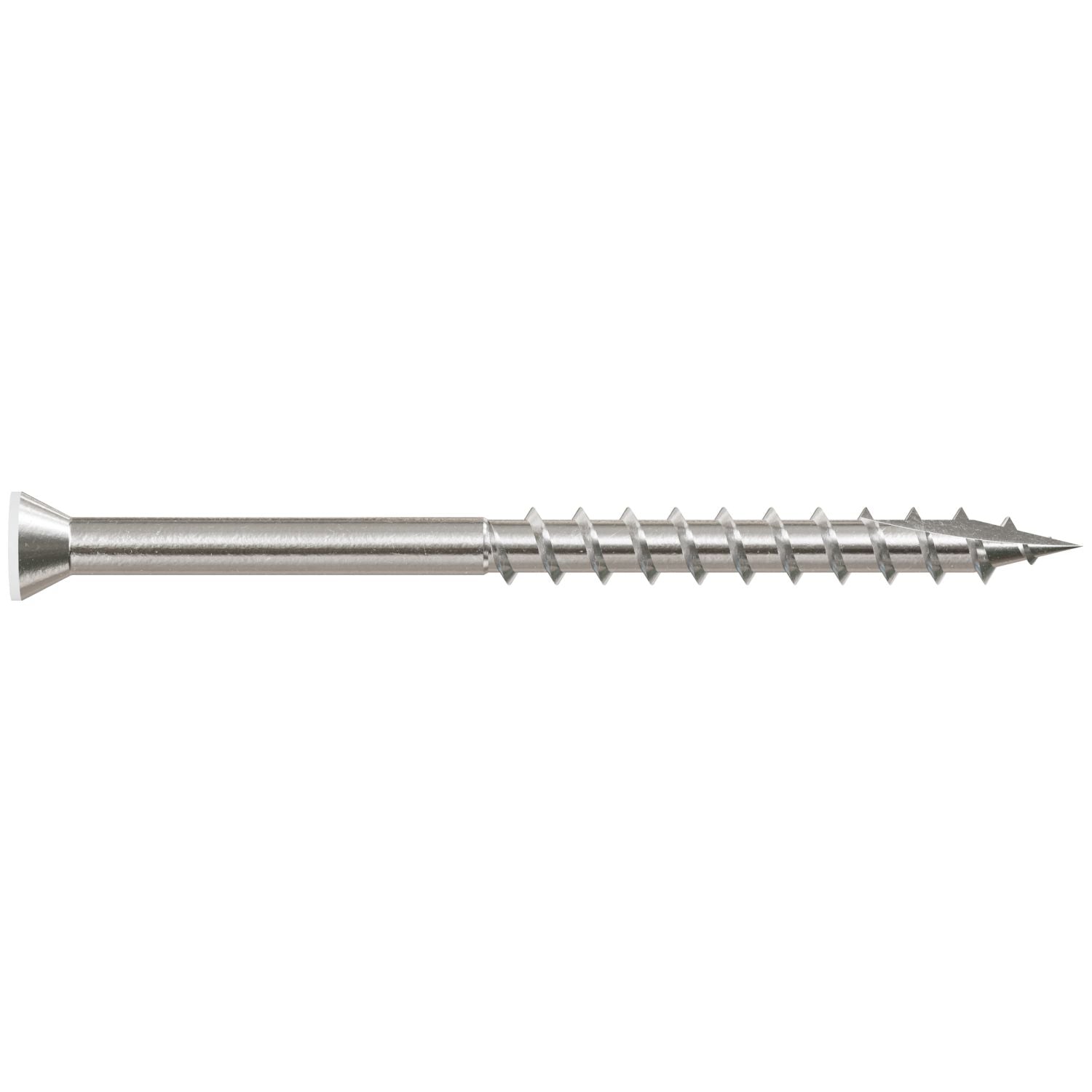 Simpson Strong-Tie T07225FT1WH01 Trim-Head Screw, 6-Lobe Drive,  #7 x 2-1/4-in. T-15 Type 316, White 01, 1-lb.