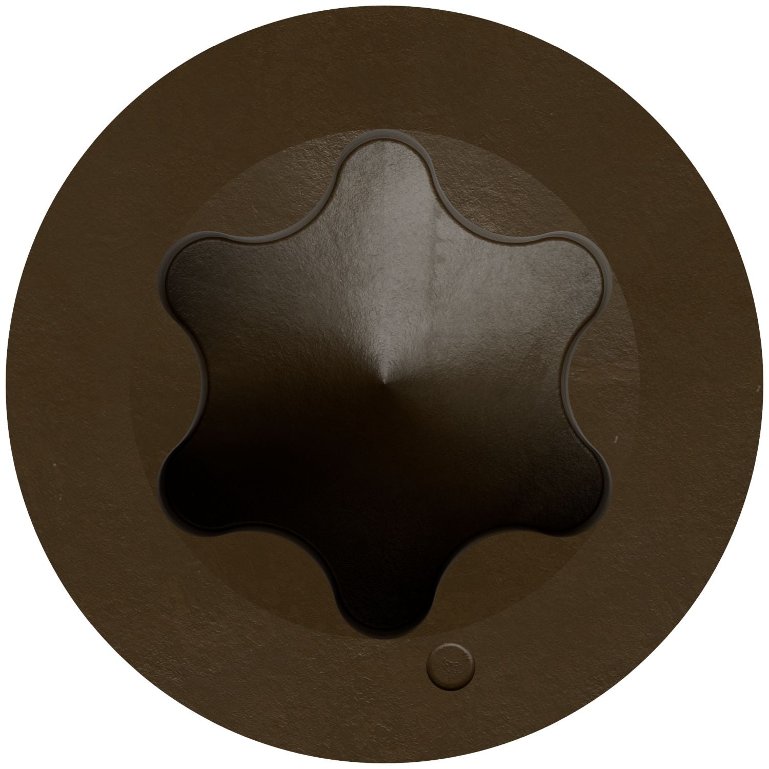 Simpson Strong-Tie T07225FT70BR01 Trim-Head Screw, 6-Lobe Drive,  #7 x 2-1/4-in. T-15 Type 316, Brown 01, 70-Pack