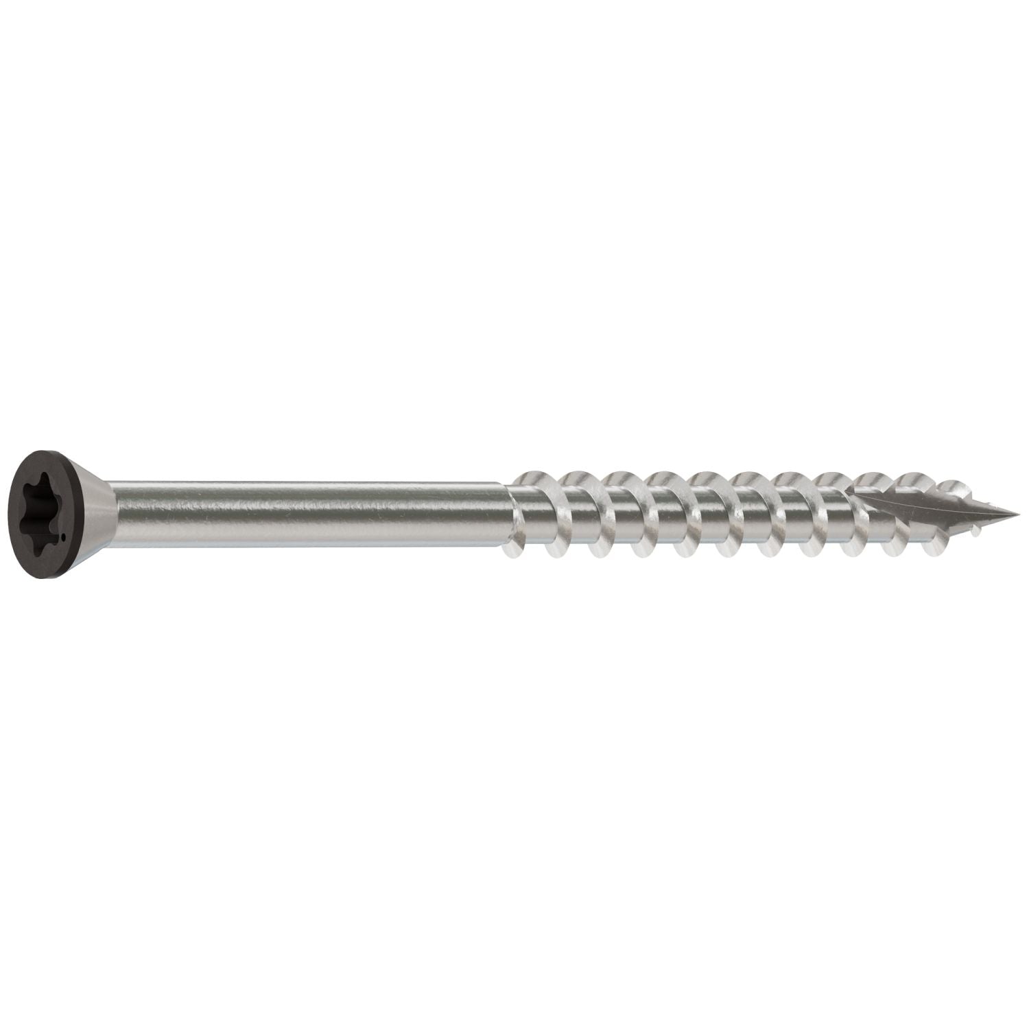 Simpson Strong-Tie T07225FT70GR04 Trim-Head Screw, 6-Lobe Drive,  #7 x 2-1/4-in. T-15 Type 316, Gray 04, 70-Pack