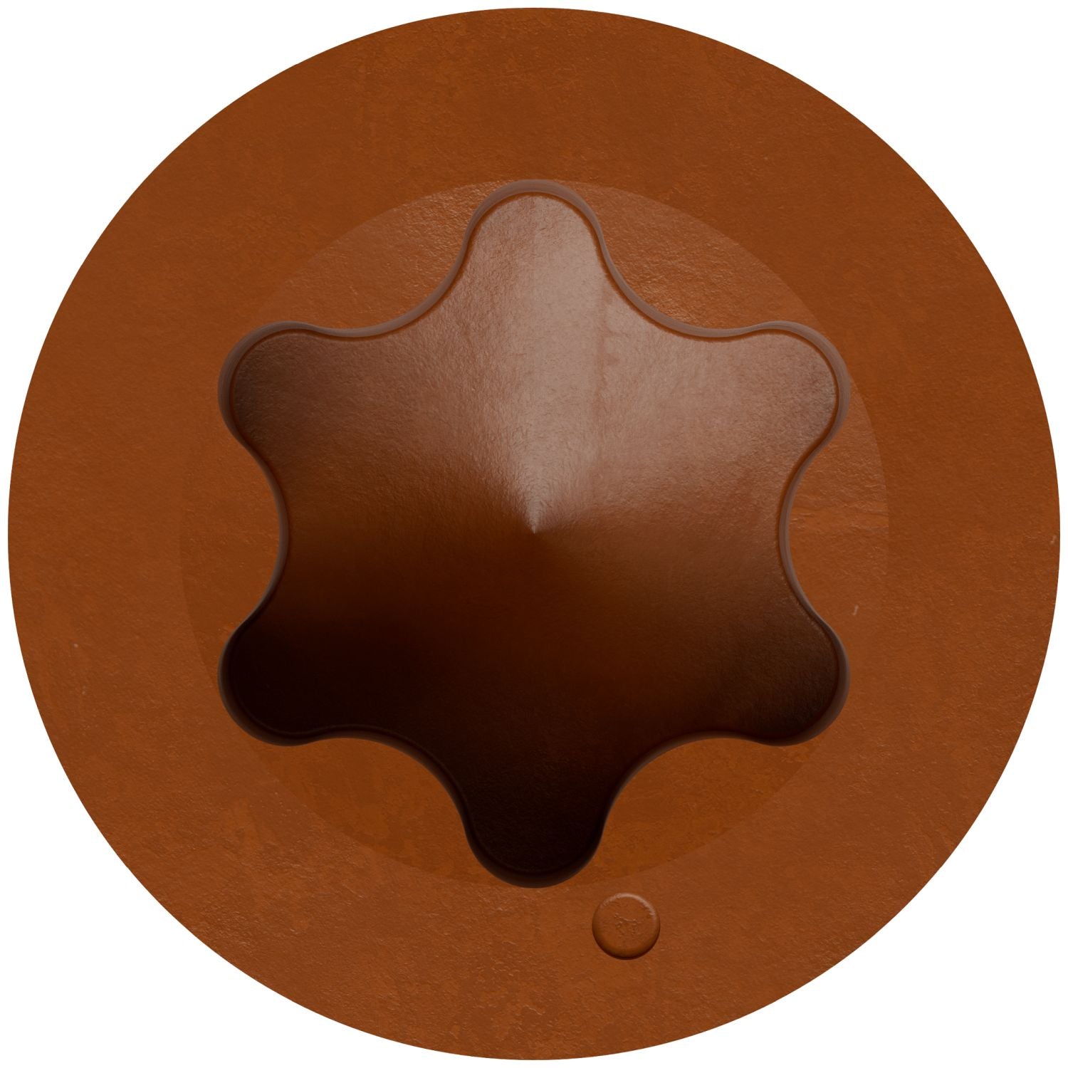 Simpson Strong-Tie T07225FT70TN04 Trim-Head Screw, 6-Lobe Drive,  #7 x 2-1/4-in. T-15 Type 316, Tan 04, 70-Pack