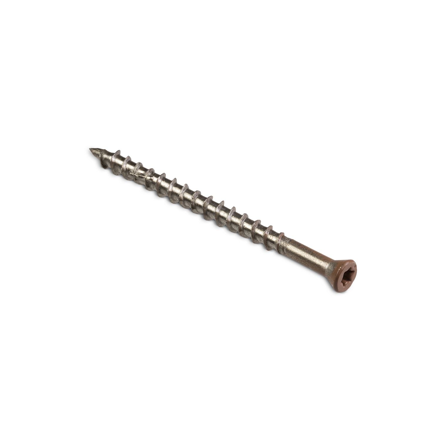 Simpson Strong-Tie T07225WJI Deck-Drive DWP WOOD SS Screw,  #7 x 2-1/4-in. T-15, Trim Head, Type 316, Tan 03, 350-Pack