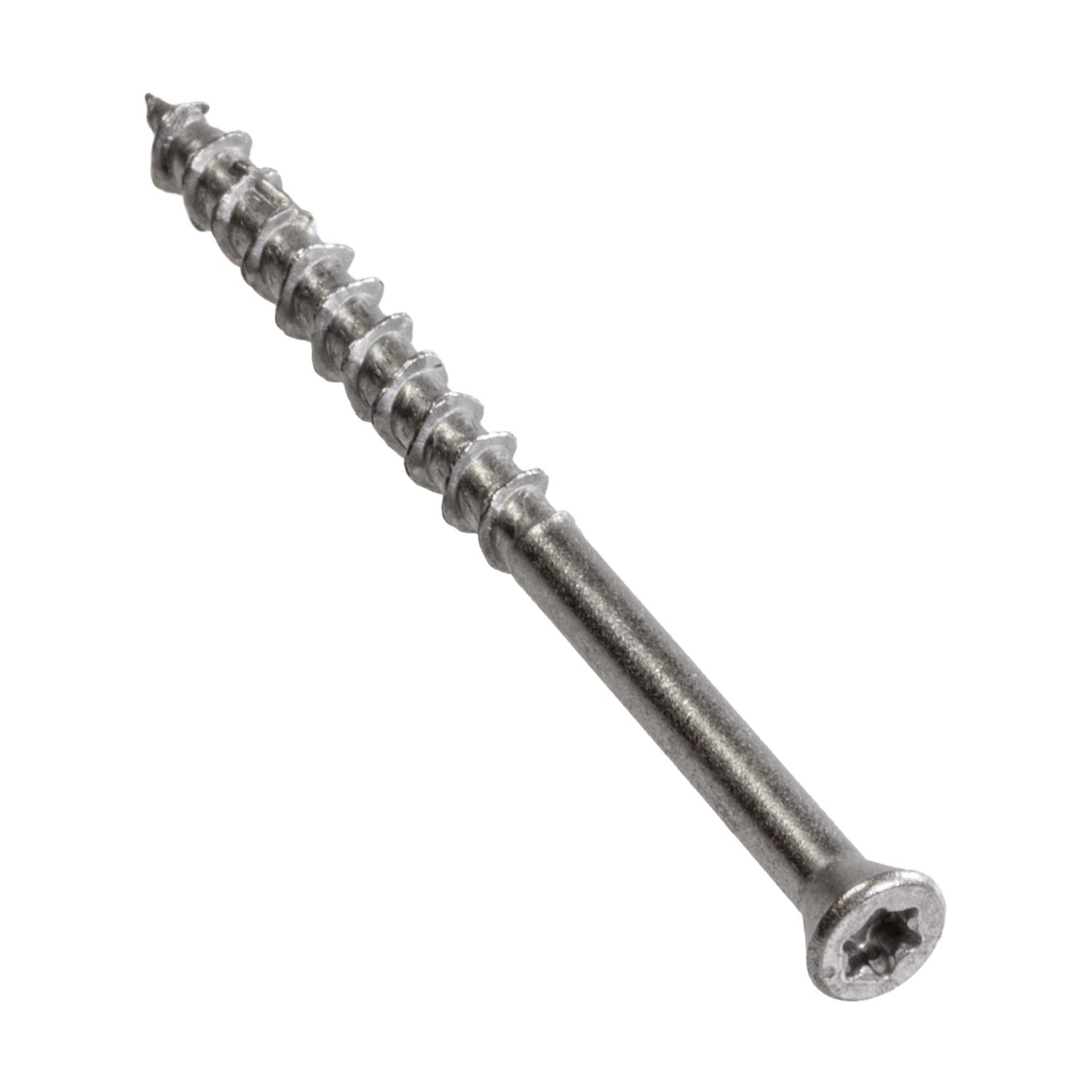 Simpson Strong-Tie T07225WP1 Deck-Drive DWP WOOD SS Screw,  #7 x 2-1/4-in. T-15, Trim Head, Type 316, 1-lb.