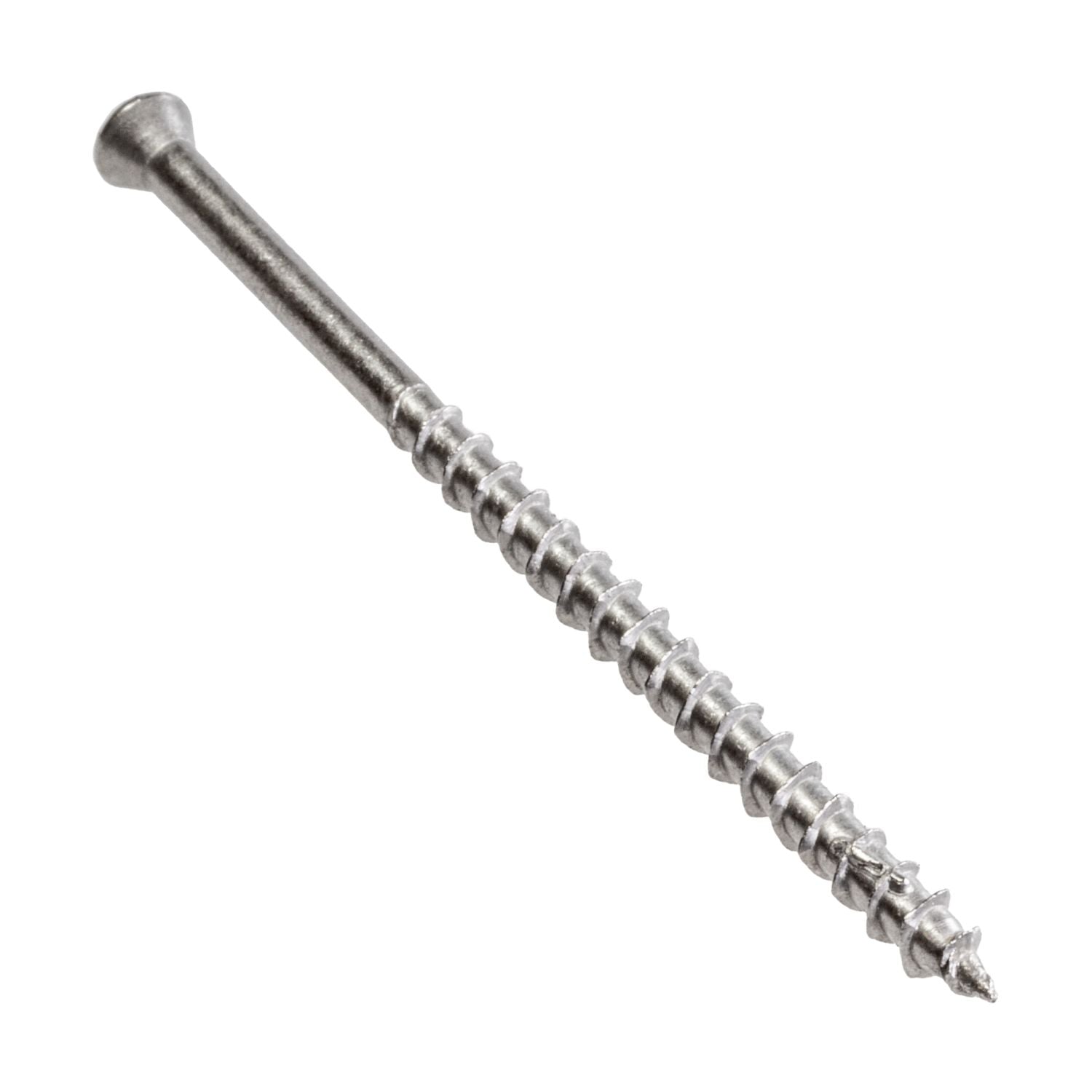 Simpson Strong-Tie T07300WCI Deck-Drive DWP WOOD SS Screw,  #7 x 3-in. T-15, Trim Head, Type 316, Tan 03, 1750-Pack