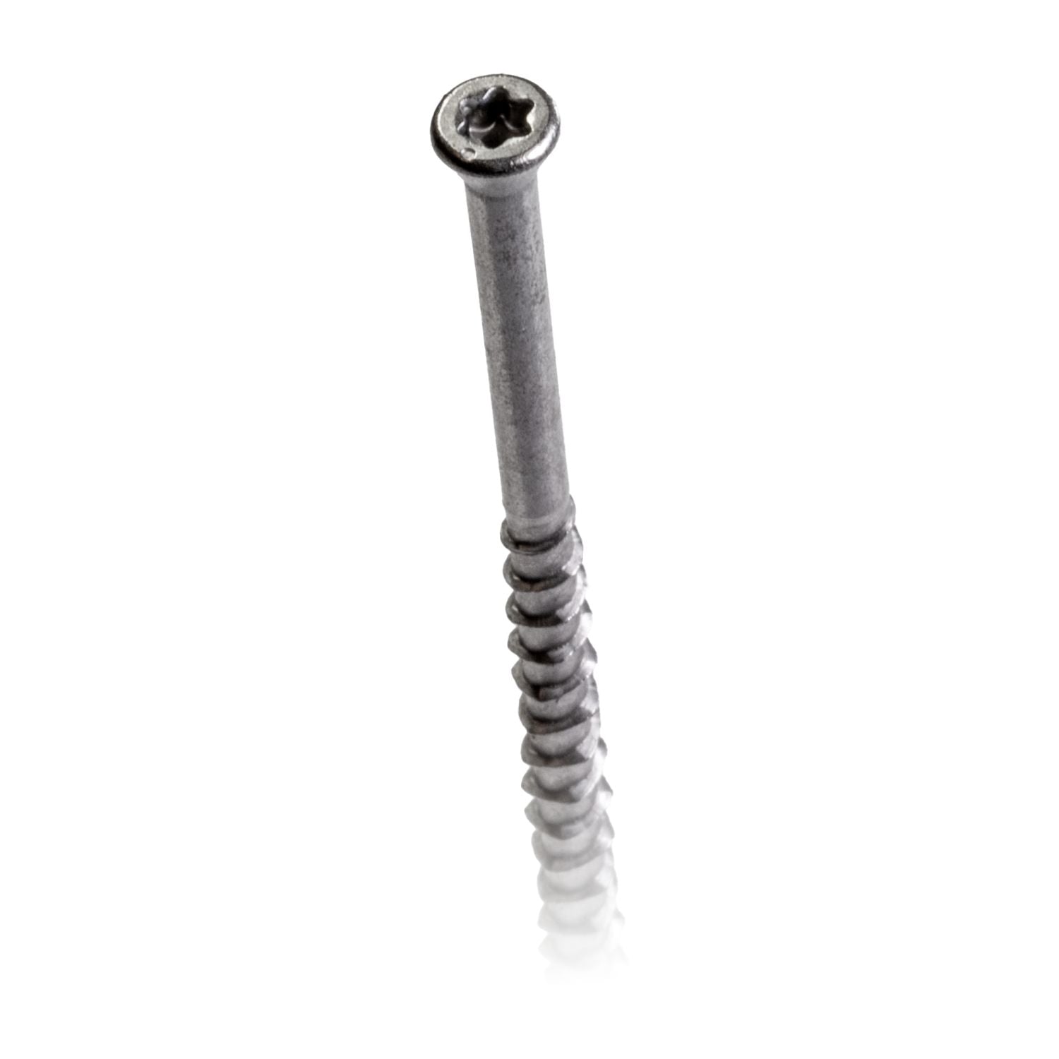 Simpson Strong-Tie T07300WCI Deck-Drive DWP WOOD SS Screw,  #7 x 3-in. T-15, Trim Head, Type 316, Tan 03, 1750-Pack