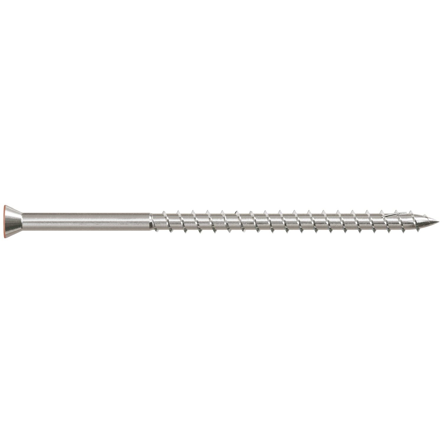 Simpson Strong-Tie T07300WJI Deck-Drive DWP WOOD SS Screw,  #7 x 3-in. T-15, Trim Head, Type 316, Tan 03, 350-Pack