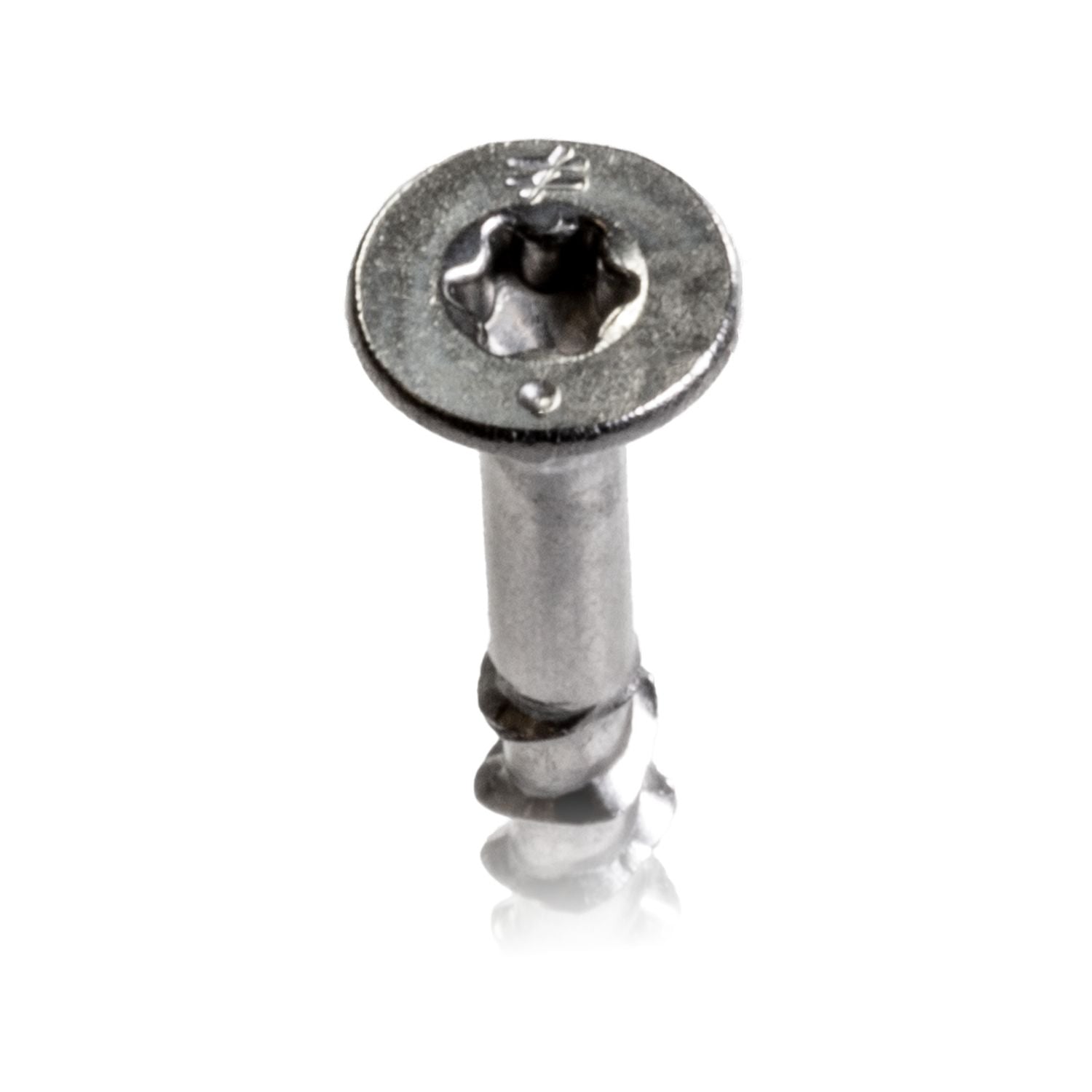 Simpson Strong-Tie T08125WPB Deck-Drive DWP WOOD SS Screw,  #8 x 1-1/4-in. T-20, Flat Head, Type 316, 5000-Pack