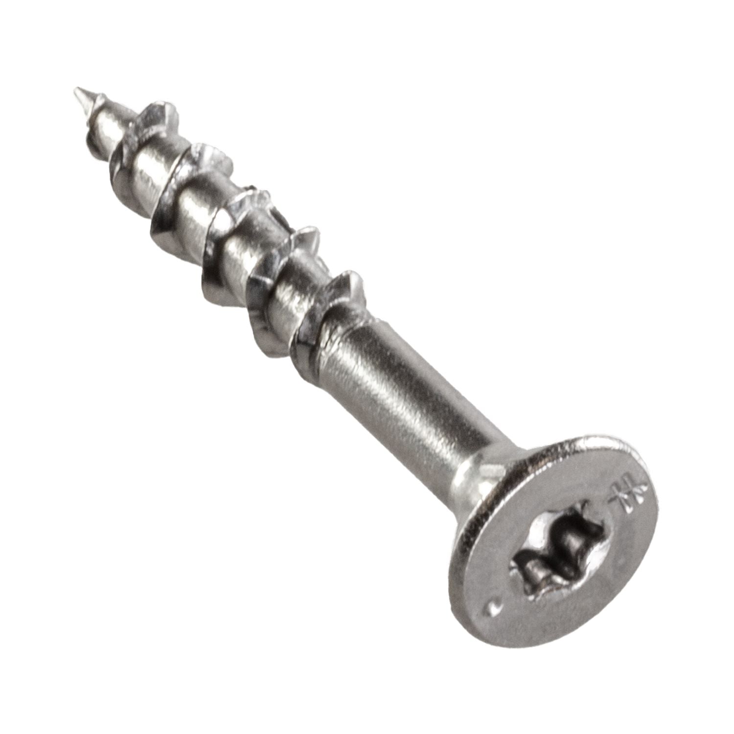 Simpson Strong-Tie T08125WPB Deck-Drive DWP WOOD SS Screw,  #8 x 1-1/4-in. T-20, Flat Head, Type 316, 5000-Pack