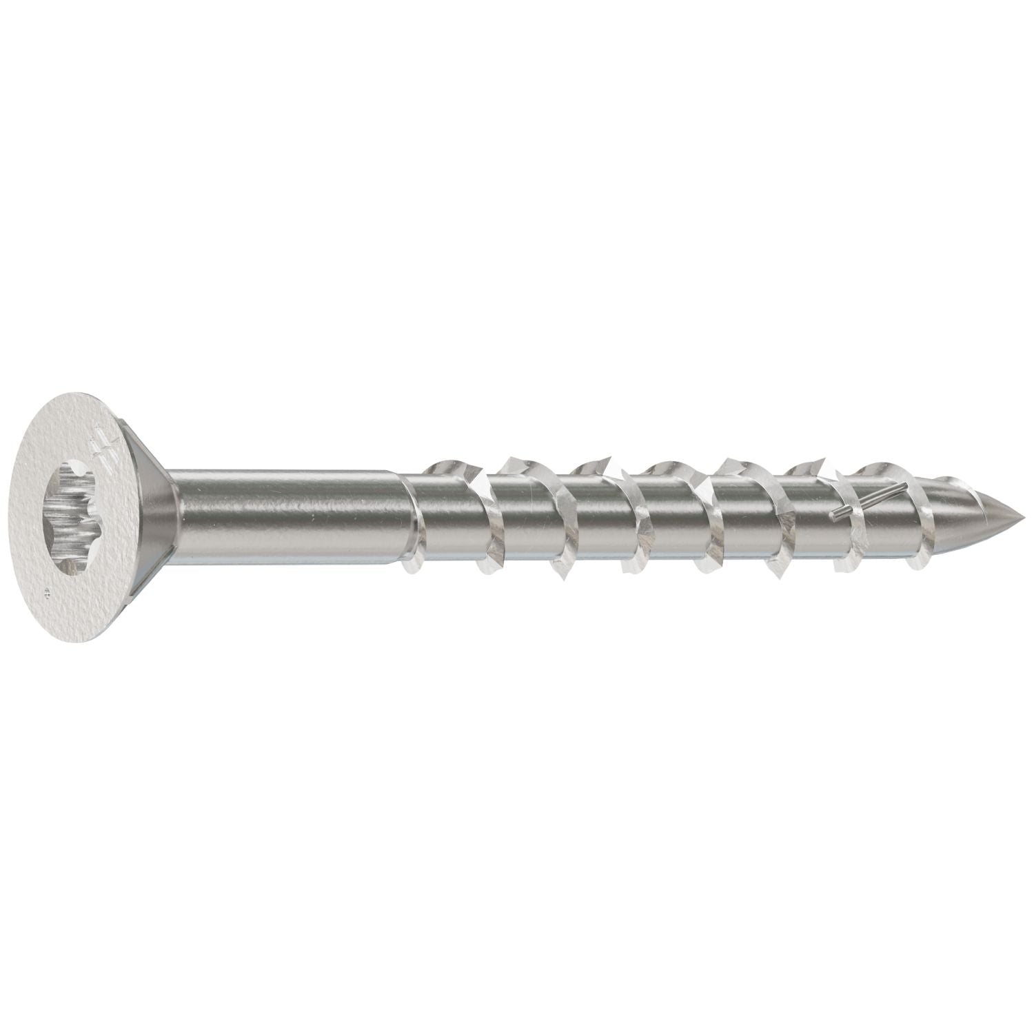 Simpson Strong-Tie T08162DWP Deck-Drive DWP WOOD SS Screw,  #8 x 1-5/8-in. T-20, Flat Head, Type 316, 100-Pack