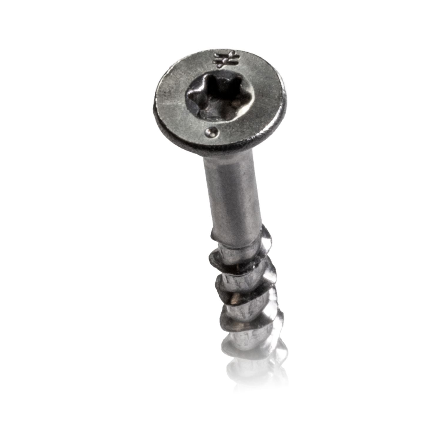 Simpson Strong-Tie T08162WP-RP340 Deck-Drive DWP WOOD SS Screw,  #8 x 1-5/8-in. T20, Flat Head, Type 316, 340-Pack