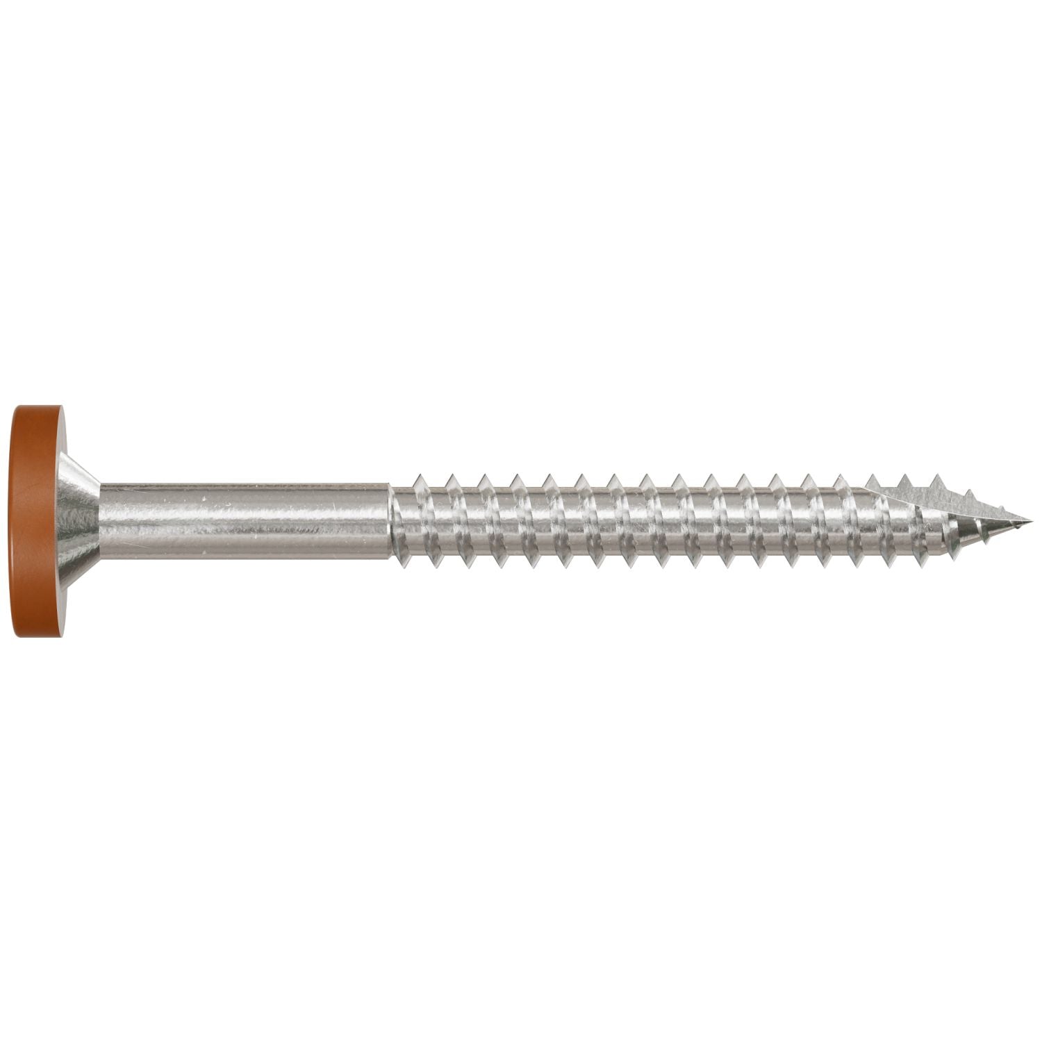 Simpson Strong-Tie T08175FS75TN01 Fascia Board Screw,  #8 x 1-3/4-in. T-20 6-Lobe Pancake Head Type 316, Tan 01, 75-Pack