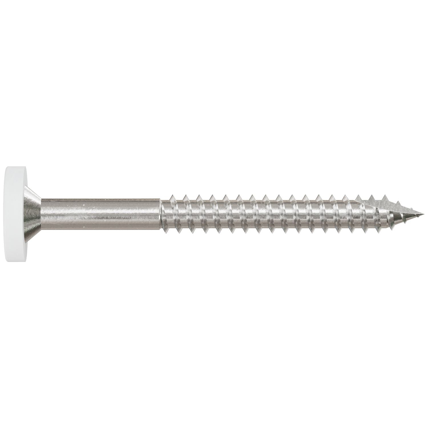 Simpson Strong-Tie T08175FS75WH01 Fascia Board Screw,  #8 x 1-3/4-in. T-20 6-Lobe Pancake Head Type 316, White 01, 75-Pack