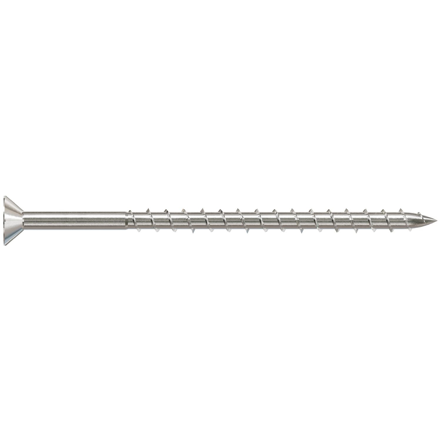 Simpson Strong-Tie T08300WPF5 Deck-Drive DWP WOOD SS Screw,  #8 x 3-in. T-20, Flat Head, Type 316, 5-lb.