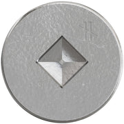 Simpson Strong-Tie T08C162WQC Fiber-Cement Screw,  #8 x 1-5/8-in. #2 Square Wafer-Head, Type 316, 100-Pack