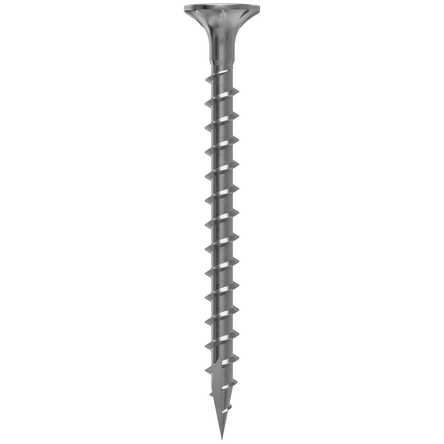 Simpson Strong-Tie T08C225WQ-RP50 Fiber-Cement Screw,  #8 x 2-1/4-in. #2 Square Wafer-Head, Type 316, 50-Pack