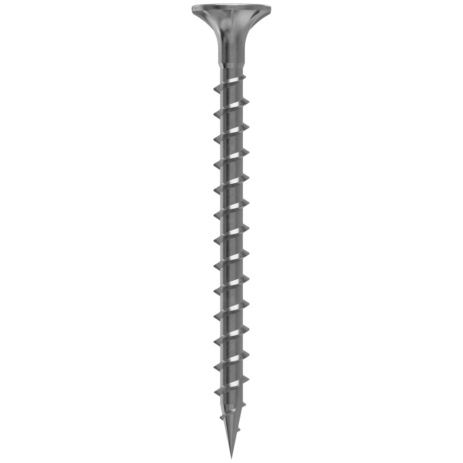 Simpson Strong-Tie T08C225WQ-RP50 Fiber-Cement Screw,  #8 x 2-1/4-in. #2 Square Wafer-Head, Type 316, 50-Pack