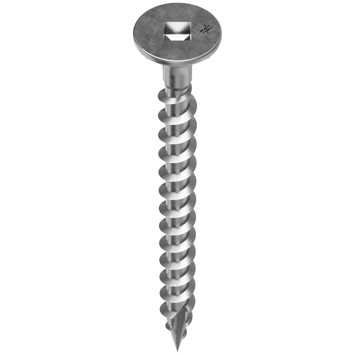 Simpson Strong-Tie T08C225WQ-RP50 Fiber-Cement Screw,  #8 x 2-1/4-in. #2 Square Wafer-Head, Type 316, 50-Pack