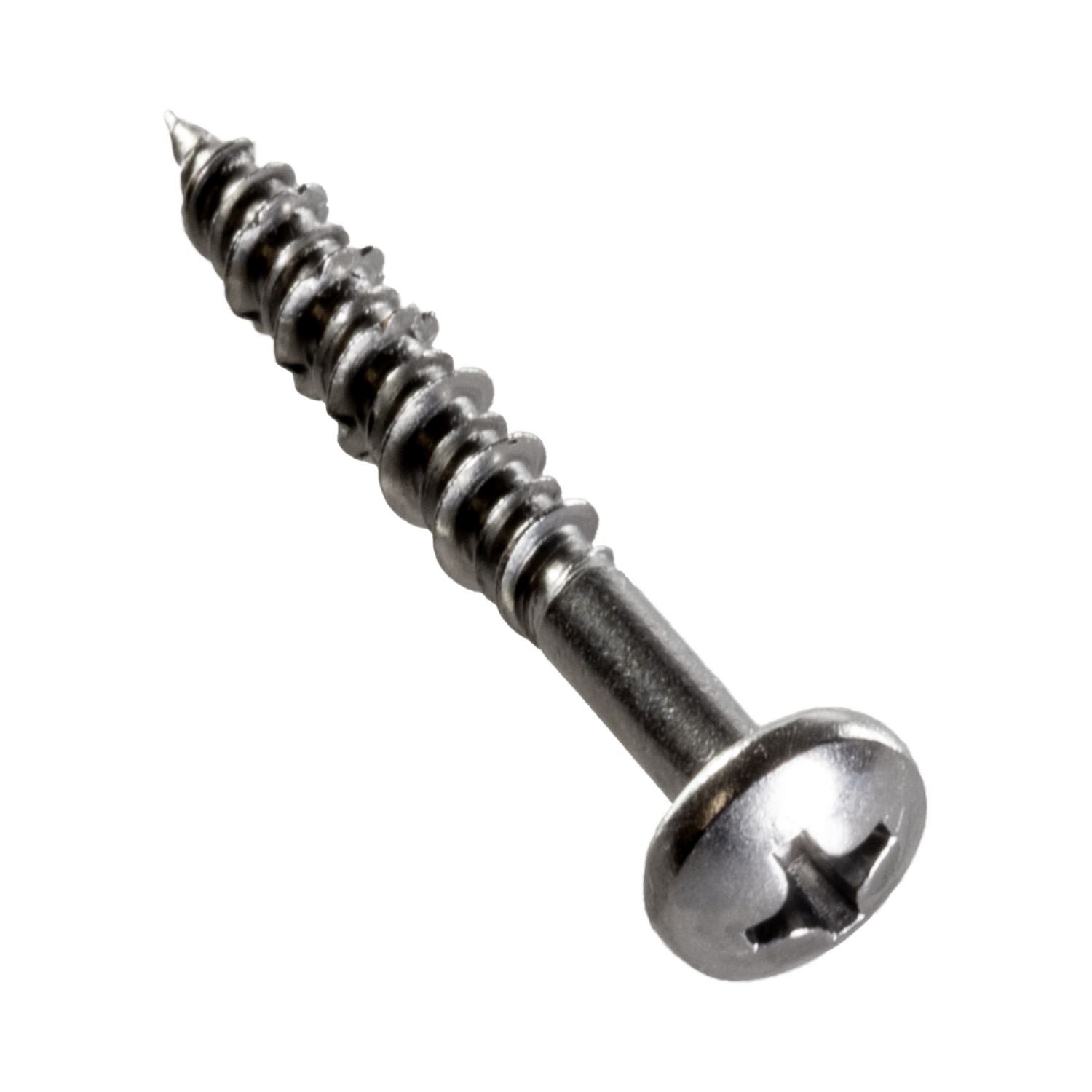 Simpson Strong-Tie T08J125PX-RP15 Marine Screw, Pan Head,  #8 x 1-1/4-in. #2 Phillips Drive, Type 316, 15-Pack