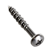 Simpson Strong-Tie Marine Screw, Pan Head, #8 x 1-1/4-in. #2 Phillips Drive, Type 316, 1000-Pack (T08J125PXM)