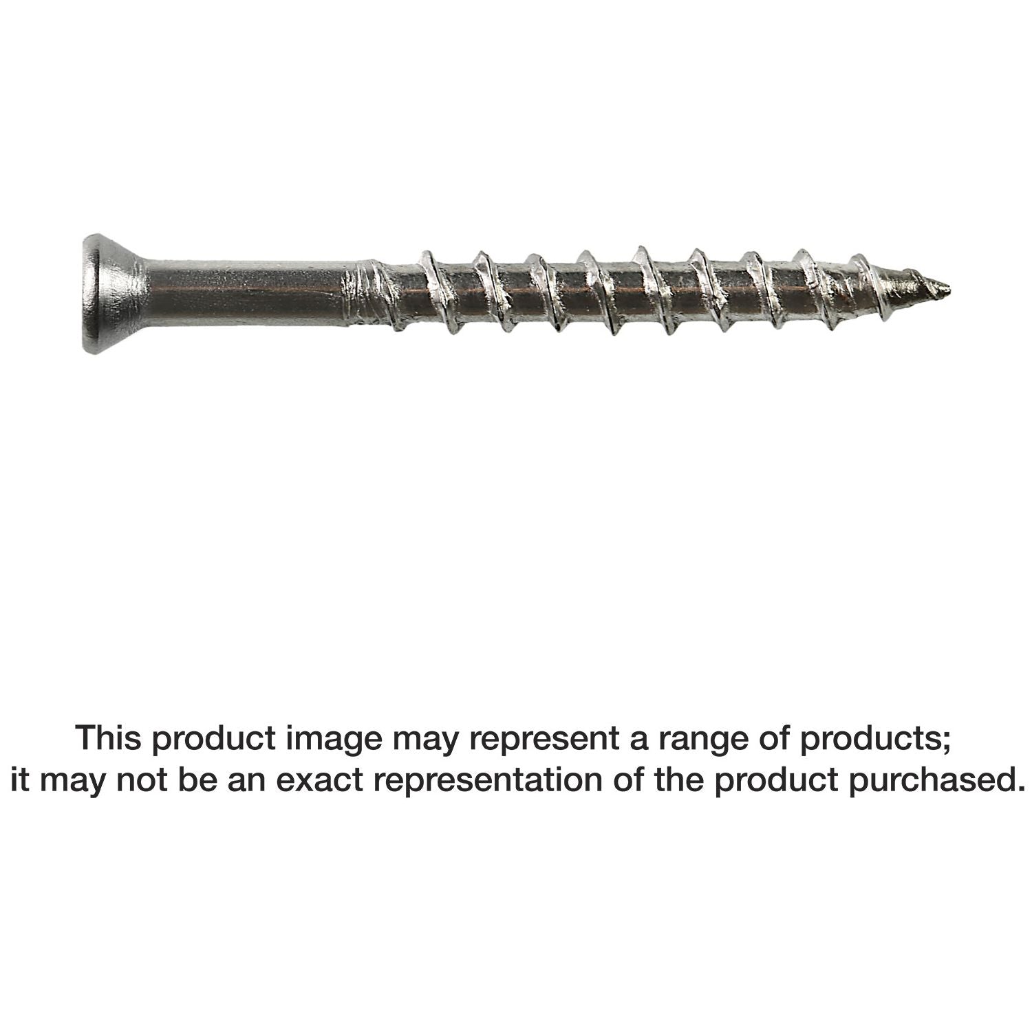 Simpson Strong-Tie T10200WP1 Deck-Drive DWP WOOD SS Screw,  #10 x 2-in. T-25, Flat Head, Type 316, 1-lb.