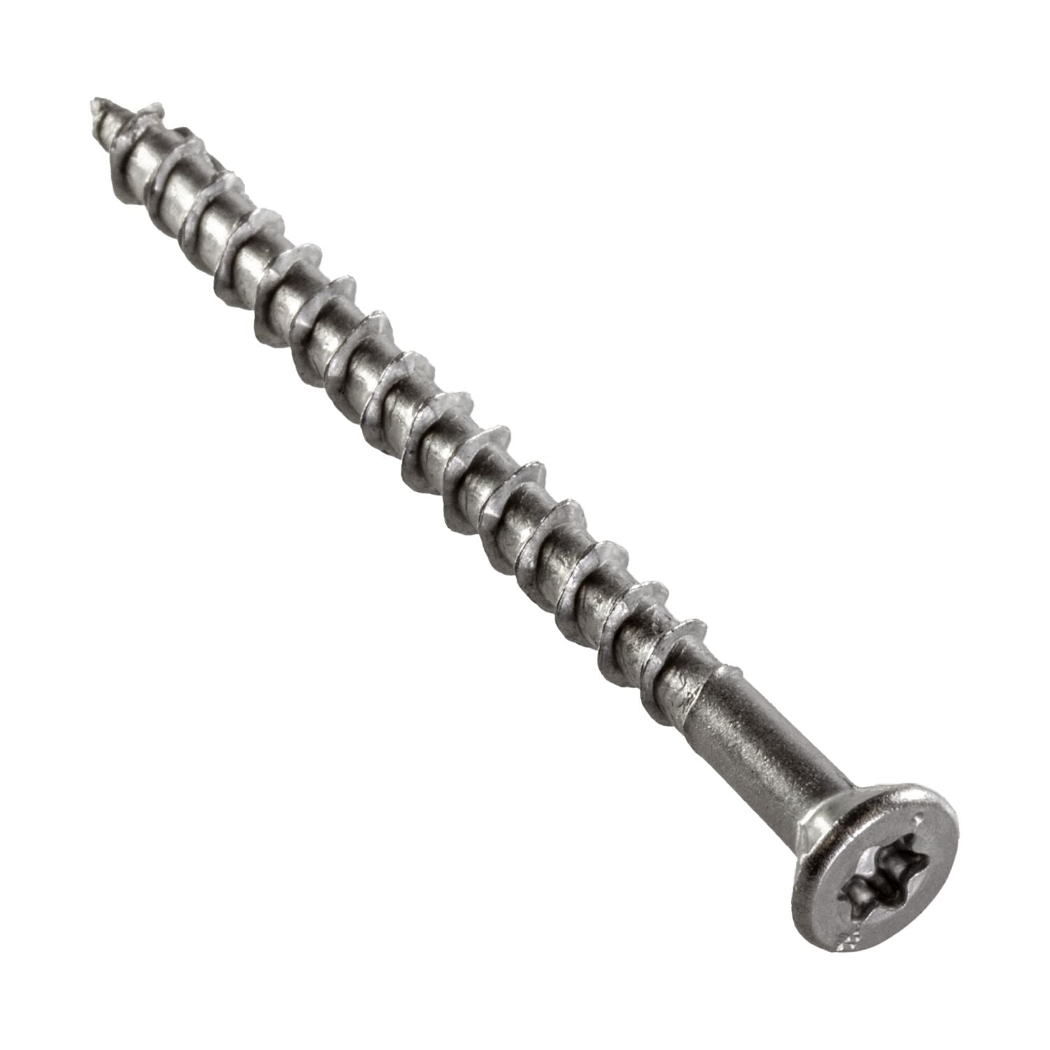 Simpson Strong-Tie T10250WPB Deck-Drive DWP WOOD SS Screw,  #10 x 2-1/2-in. T25, Flat Head, Type 316, 1750-Pack