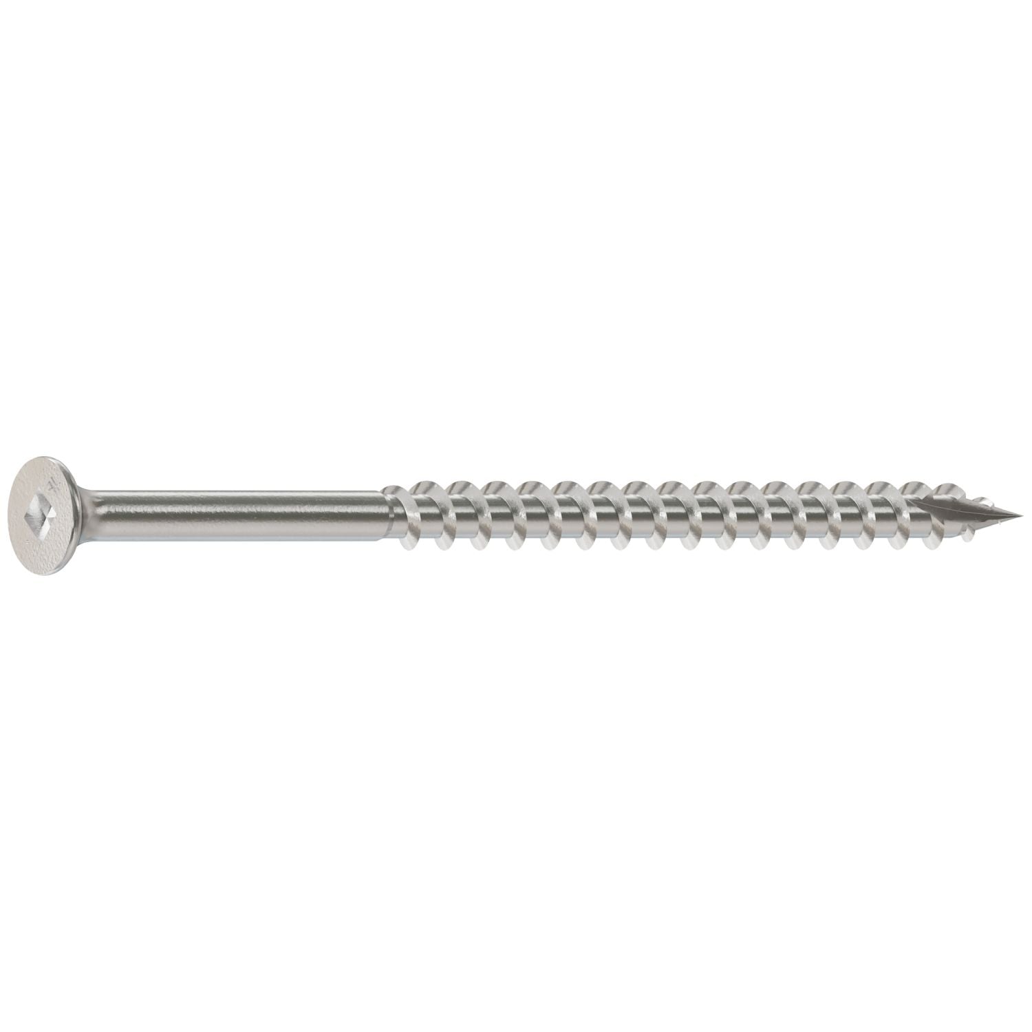 Simpson Strong-Tie T10350DB1 Bugle-Head Wood Screw, Square Drive,  #10 x 3-1/2-in. #2 Square, Type 316, 1-lb.
