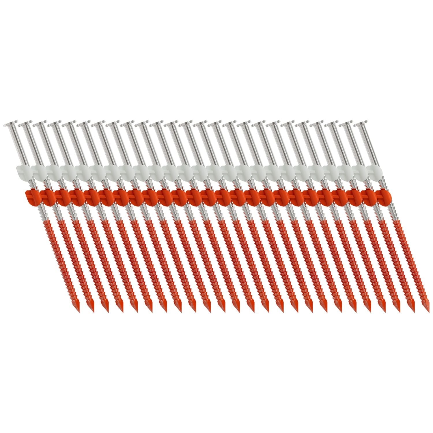 Simpson Strong-Tie T10A350CNB 20°–22° Plastic Strip, Full Round Head, Ring-Shank Nail,  3-1/2-in. x .131-in. Type 316, 4000-Pack