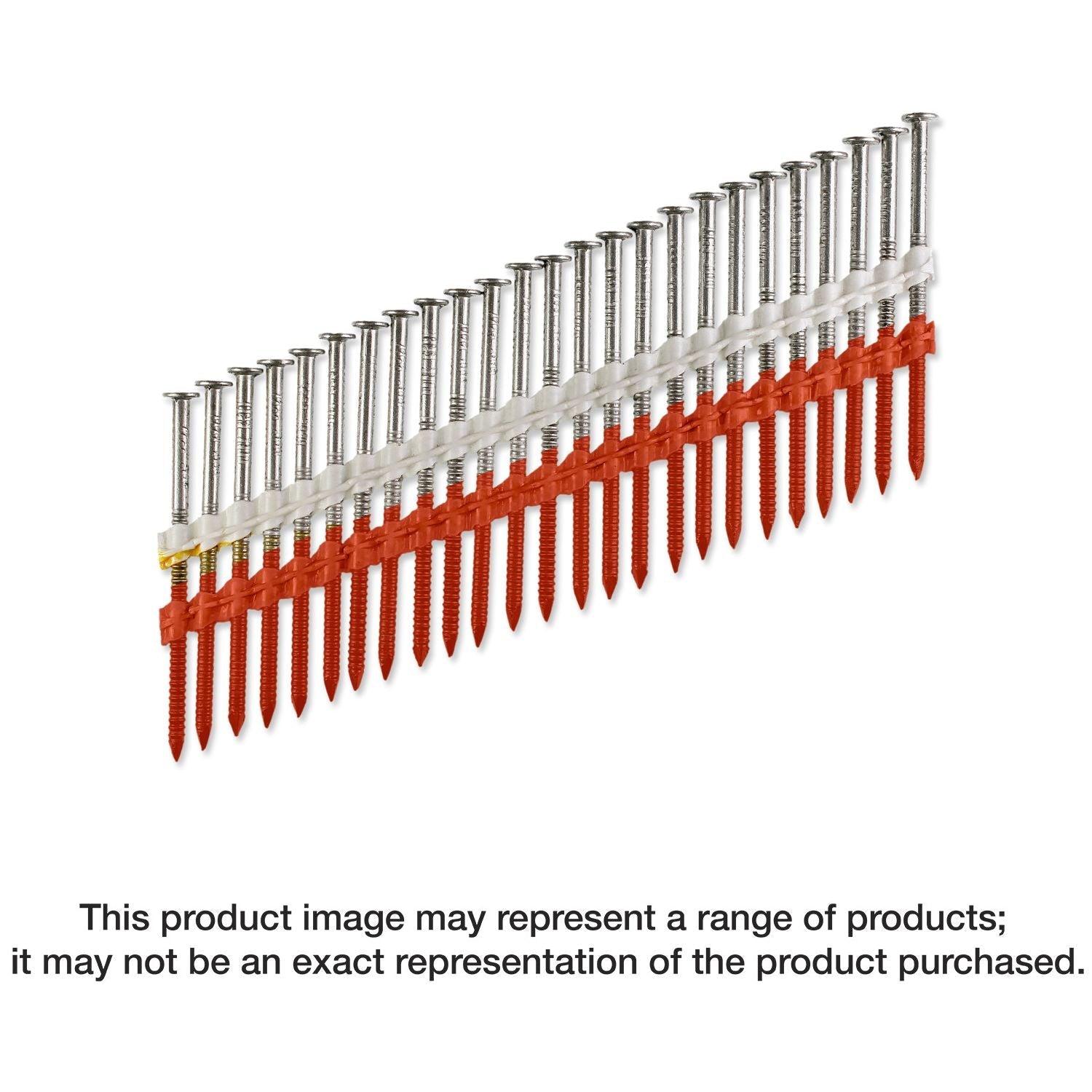 Simpson Strong-Tie T10A350CNJ 20°–22° Plastic Strip, Full Round Head, Ring-Shank Nail,  3-1/2-in. x .131-in. Type 316, 1000-Pack