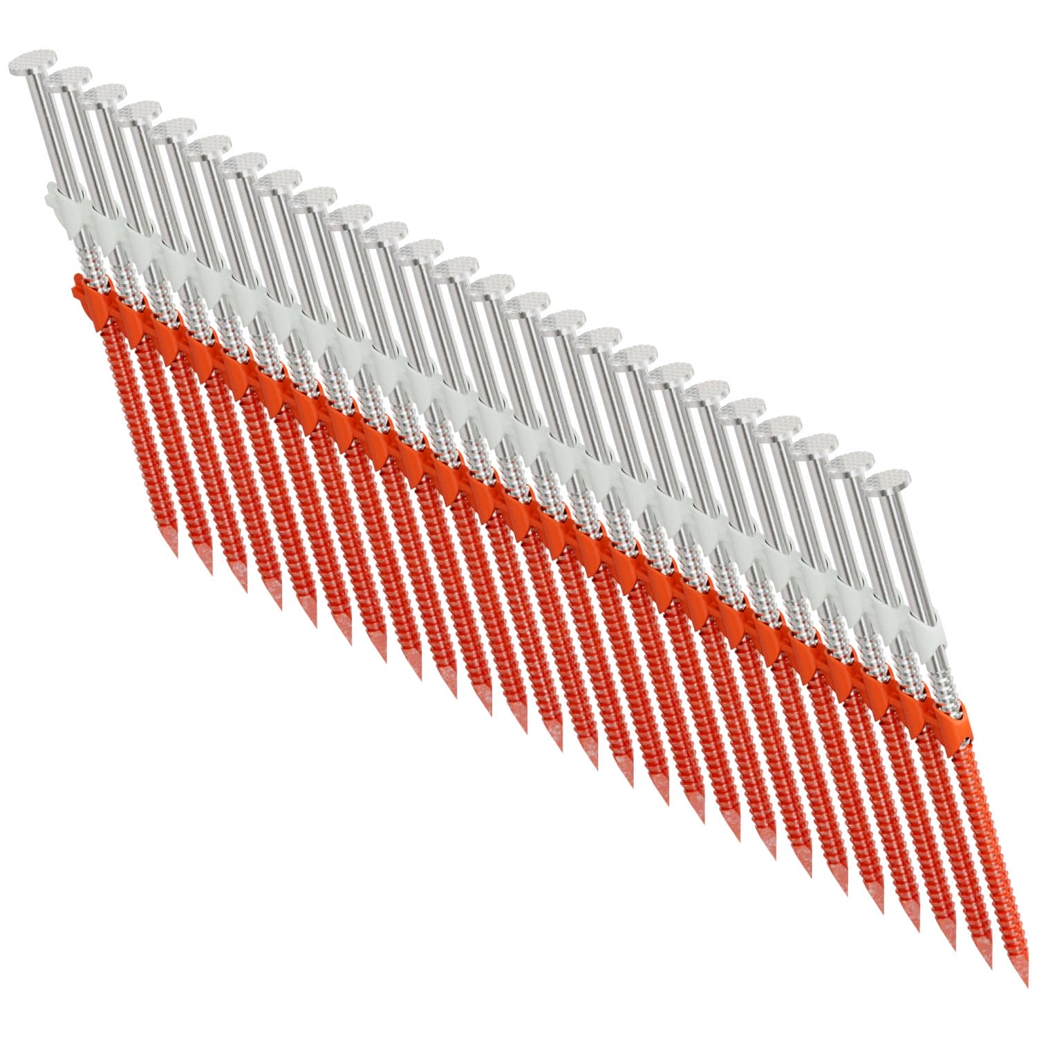 Simpson Strong-Tie T11A300CNB 20°–22° Plastic Strip, Full Round Head, Ring-Shank Nail,  3-in. x 0.120-in. Type 316, 4000-Pack