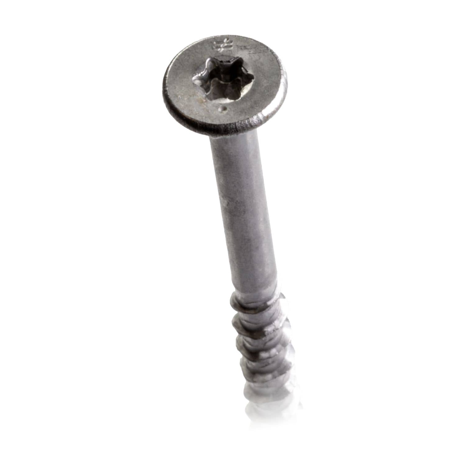 Simpson Strong-Tie T12400WP-RP5 Deck-Drive DWP WOOD SS Screw,  #12 x 4-in. T-27, Flat Head, Type 316, 5-Pack